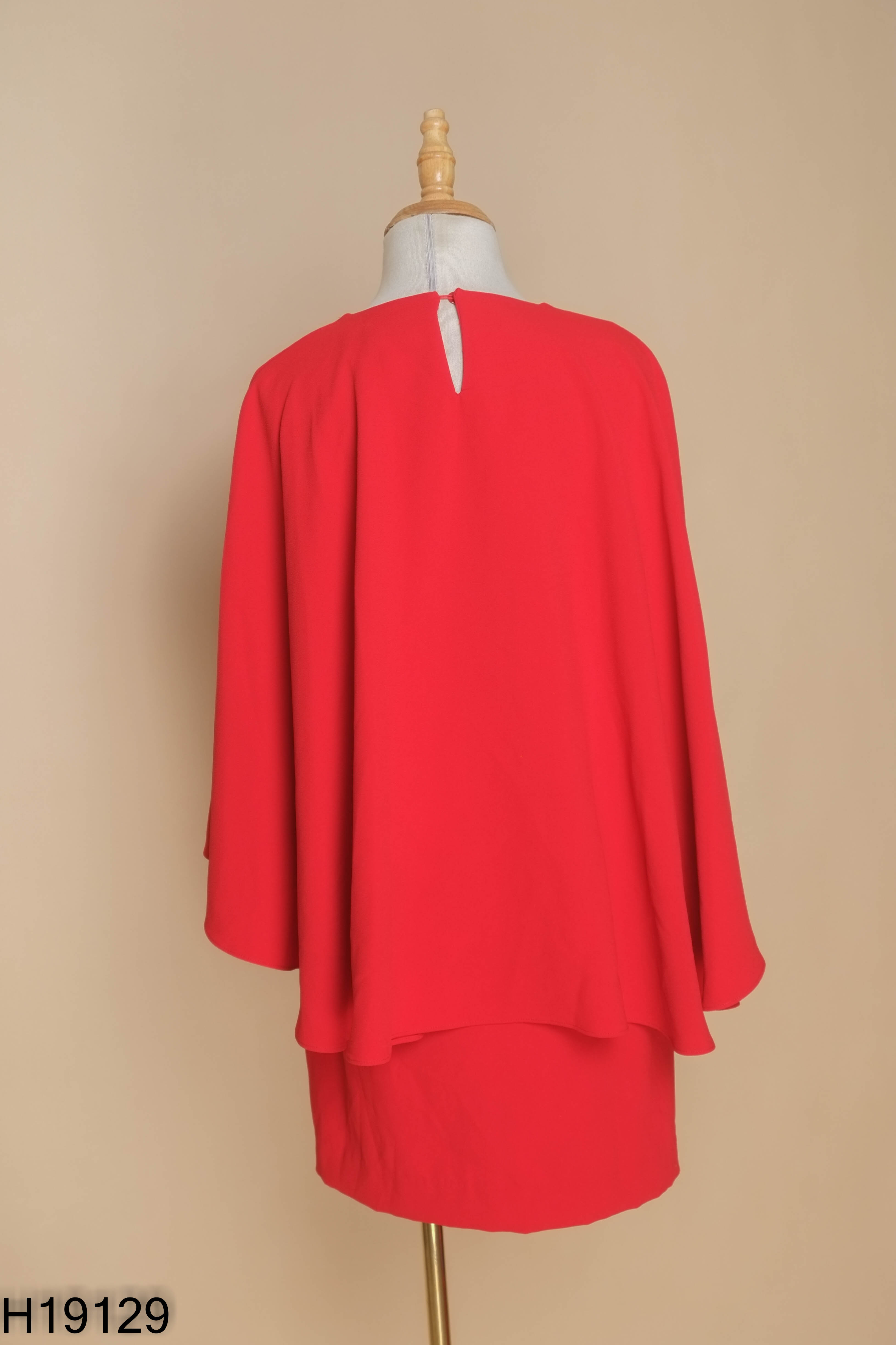 NEWTAG Váy đỏ ZARA cánh tiên