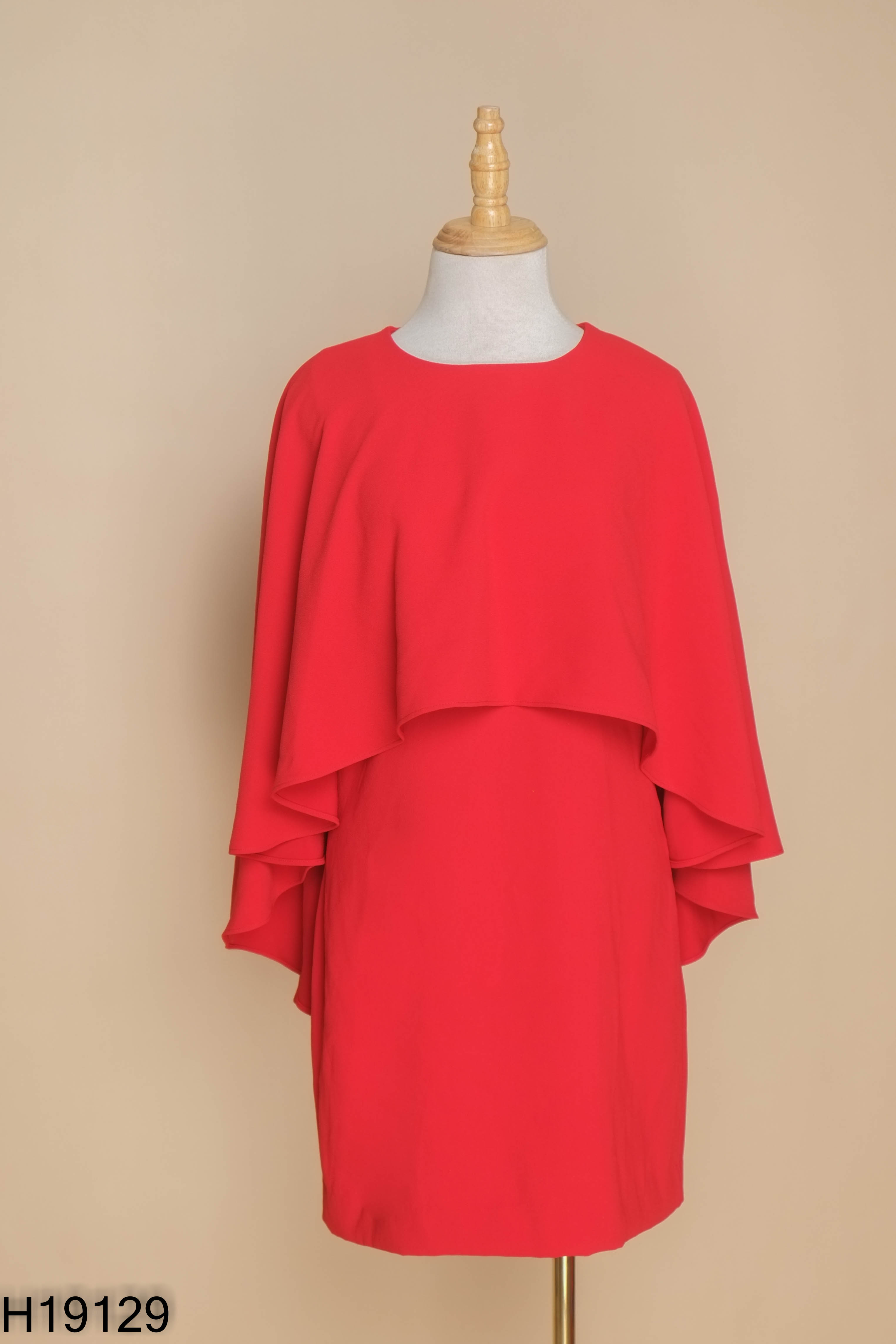 NEWTAG Váy đỏ ZARA cánh tiên