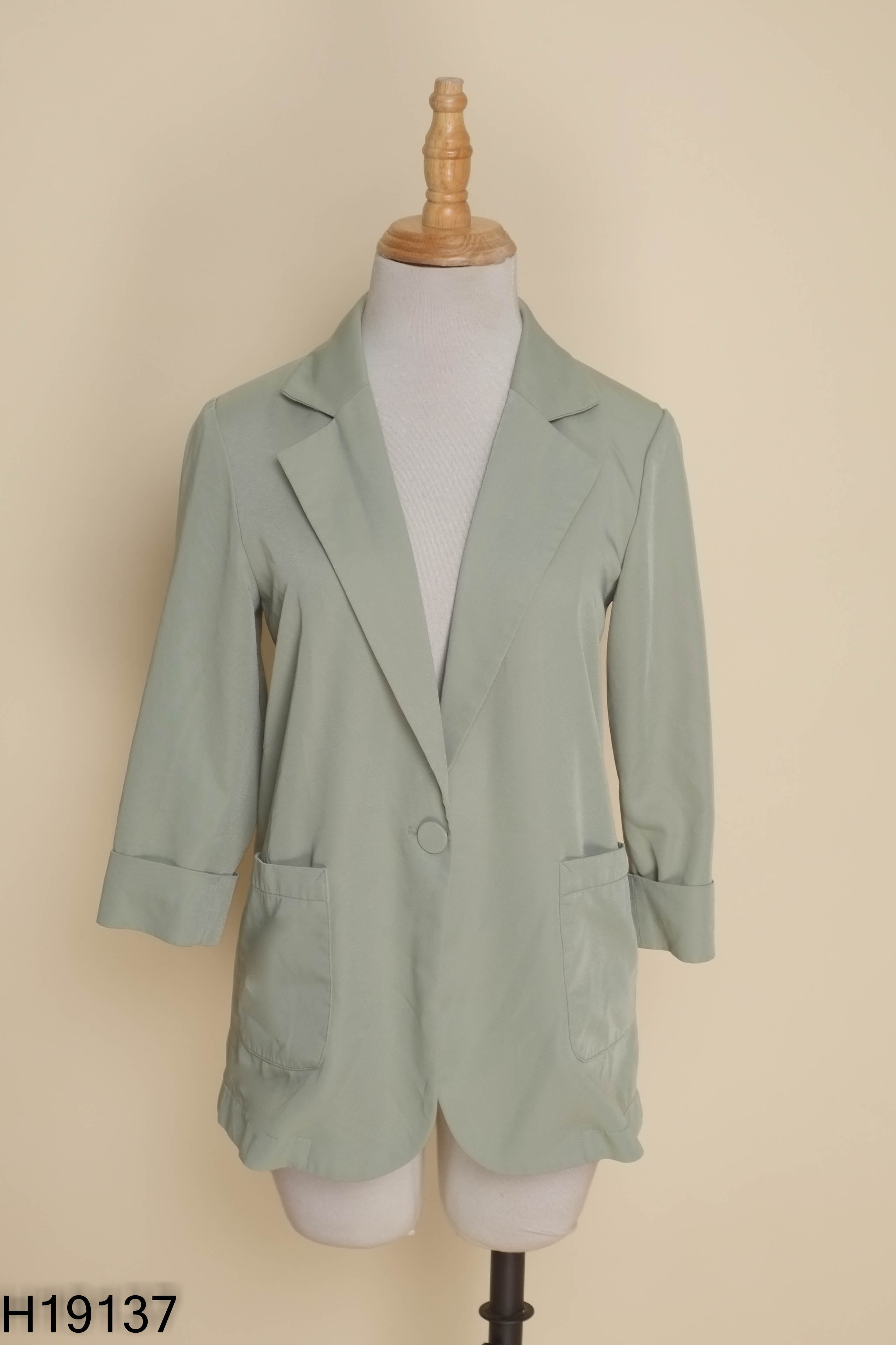 Áo blazers LECI xanh