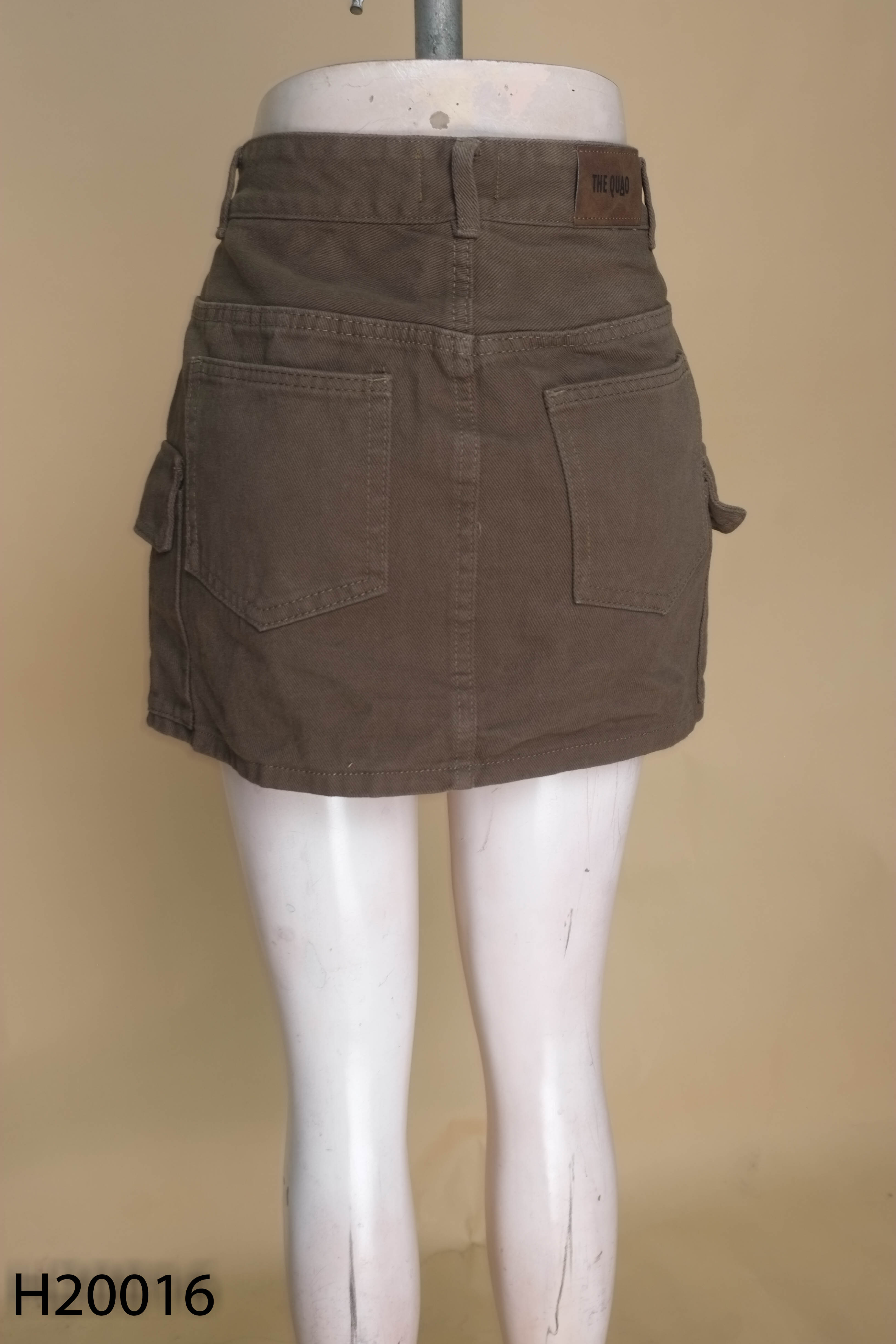 Chân váy jeans THE QUẠO xanh