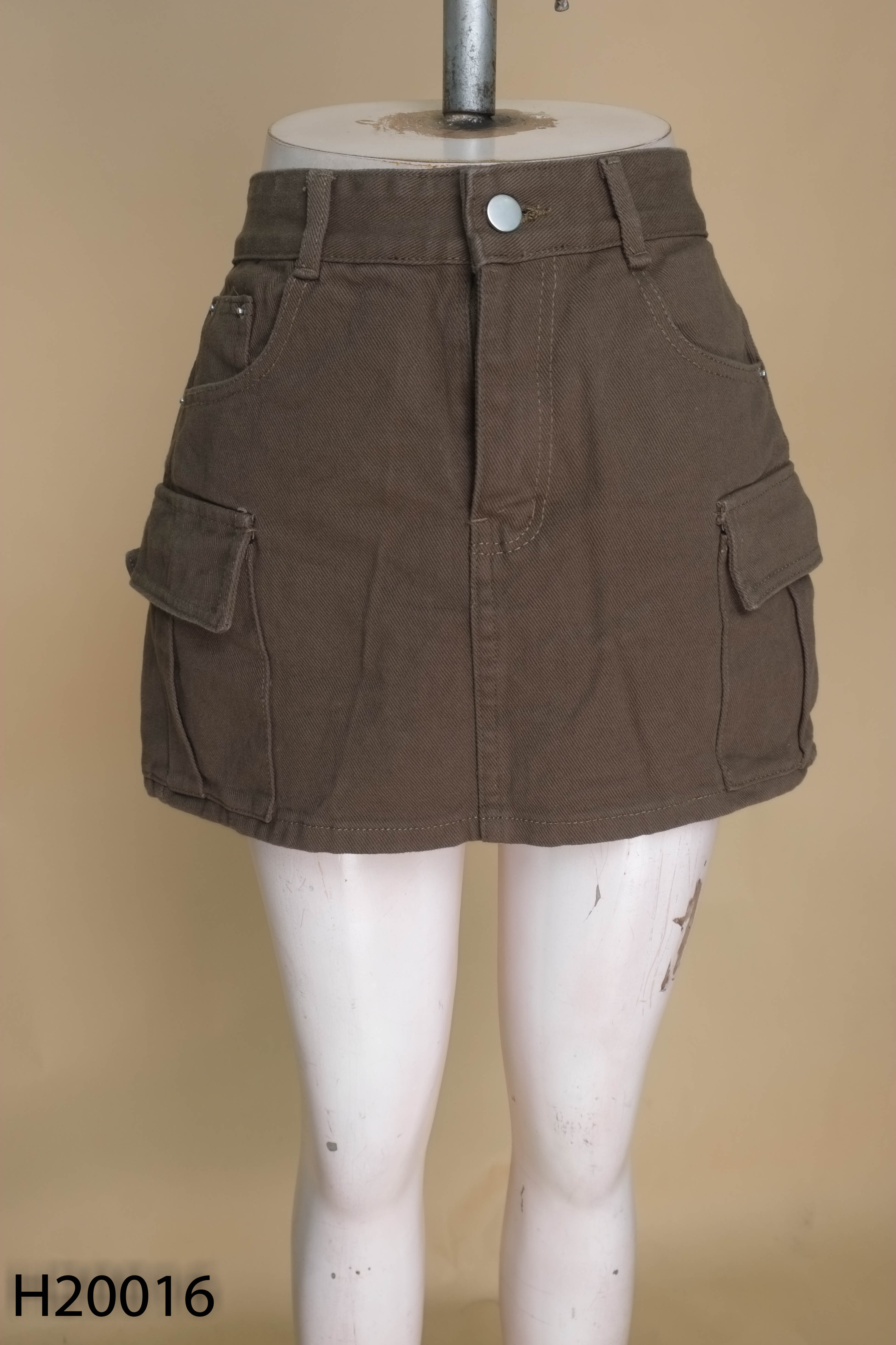 Chân váy jeans THE QUẠO xanh