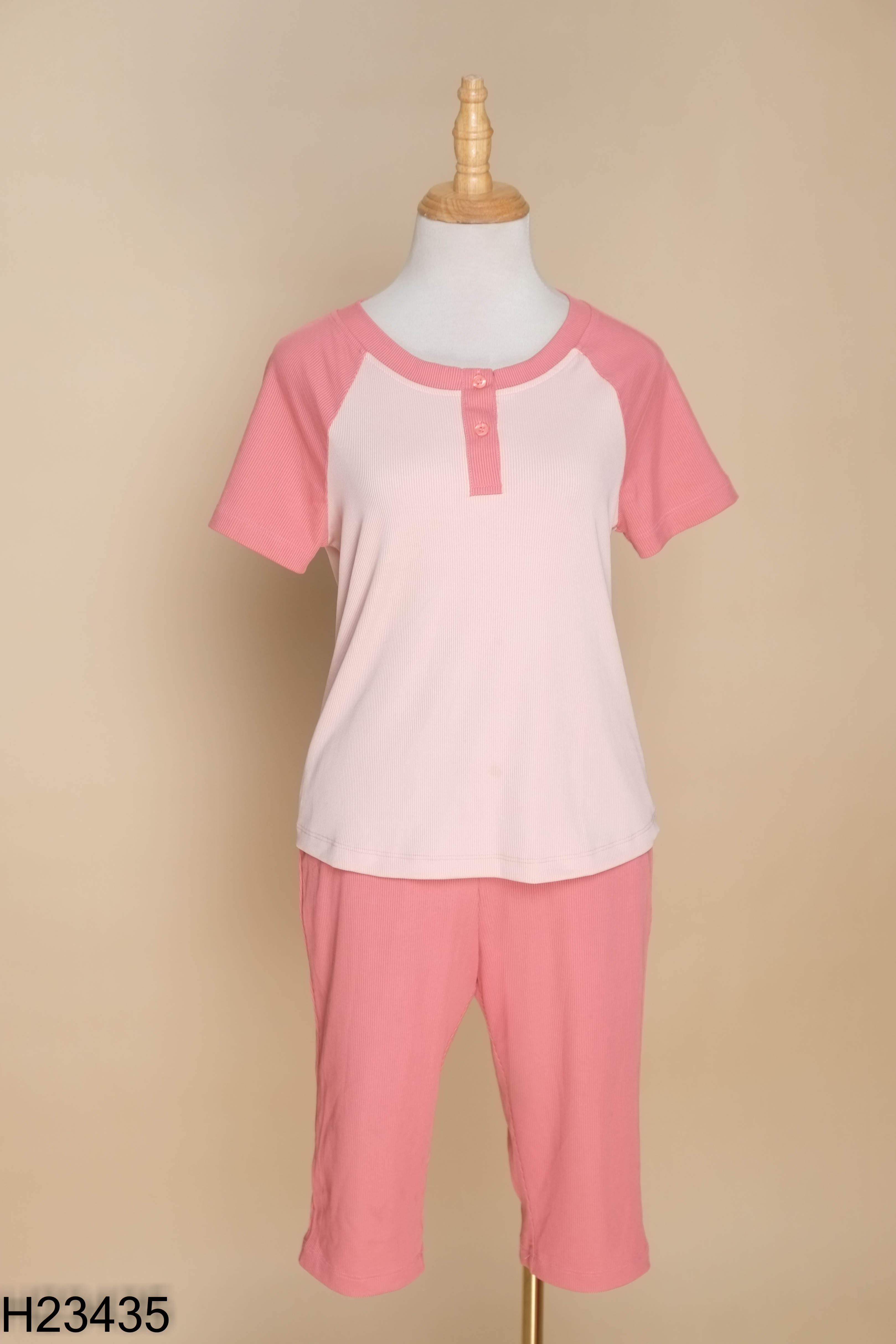 SET Áo hồng CARDINA + Quần hồng