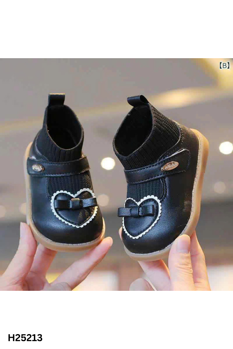 NEWBOX Giày búp bê nữ đen KIDS