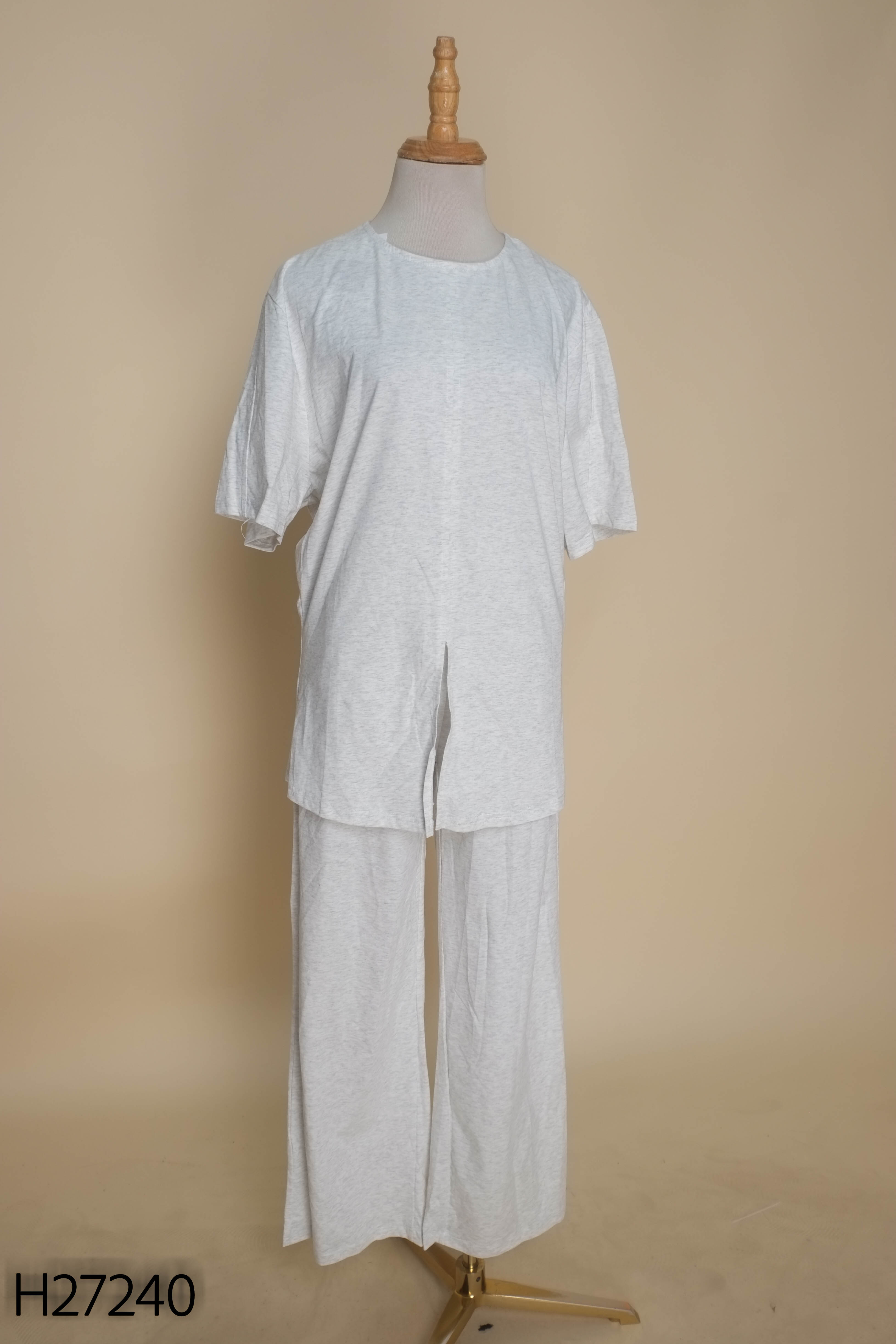NEWTAG AH set ghi xẻ tà áo+quần