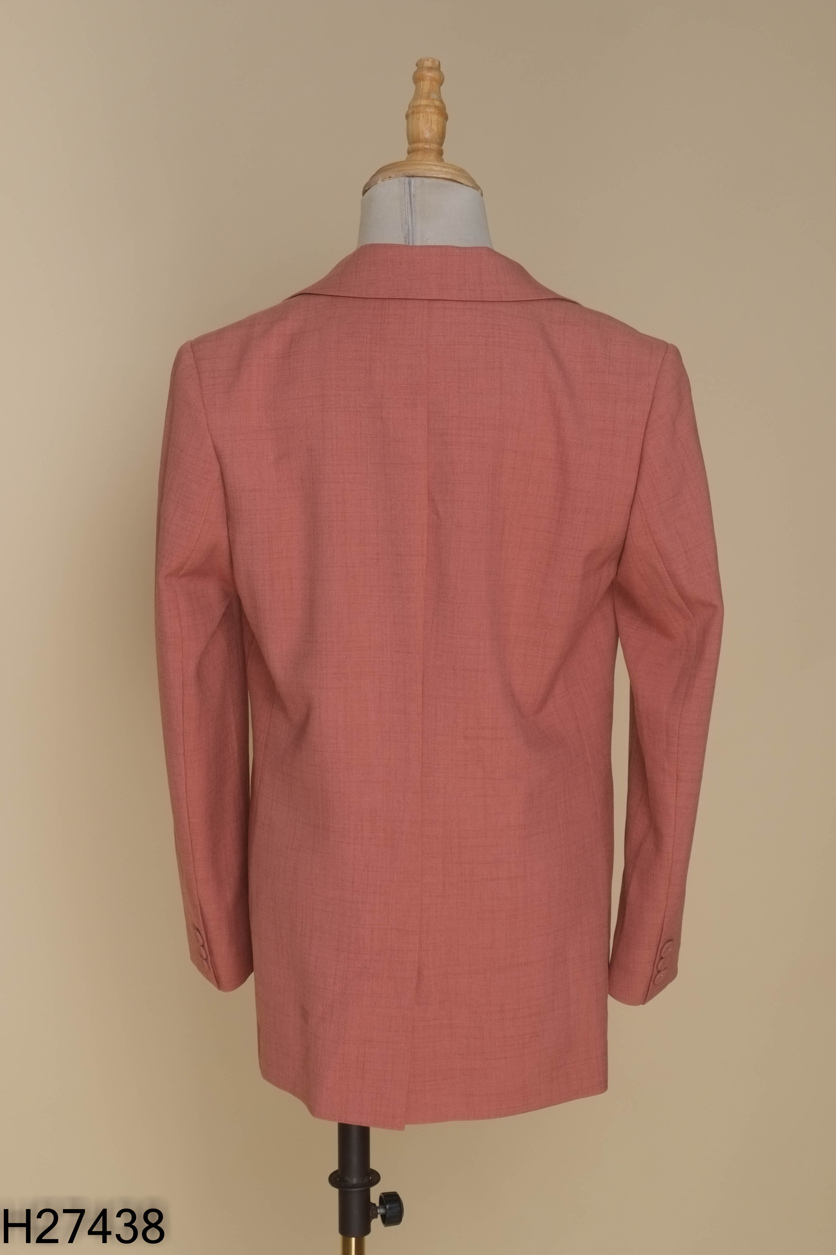 Áo blazer hồng đào