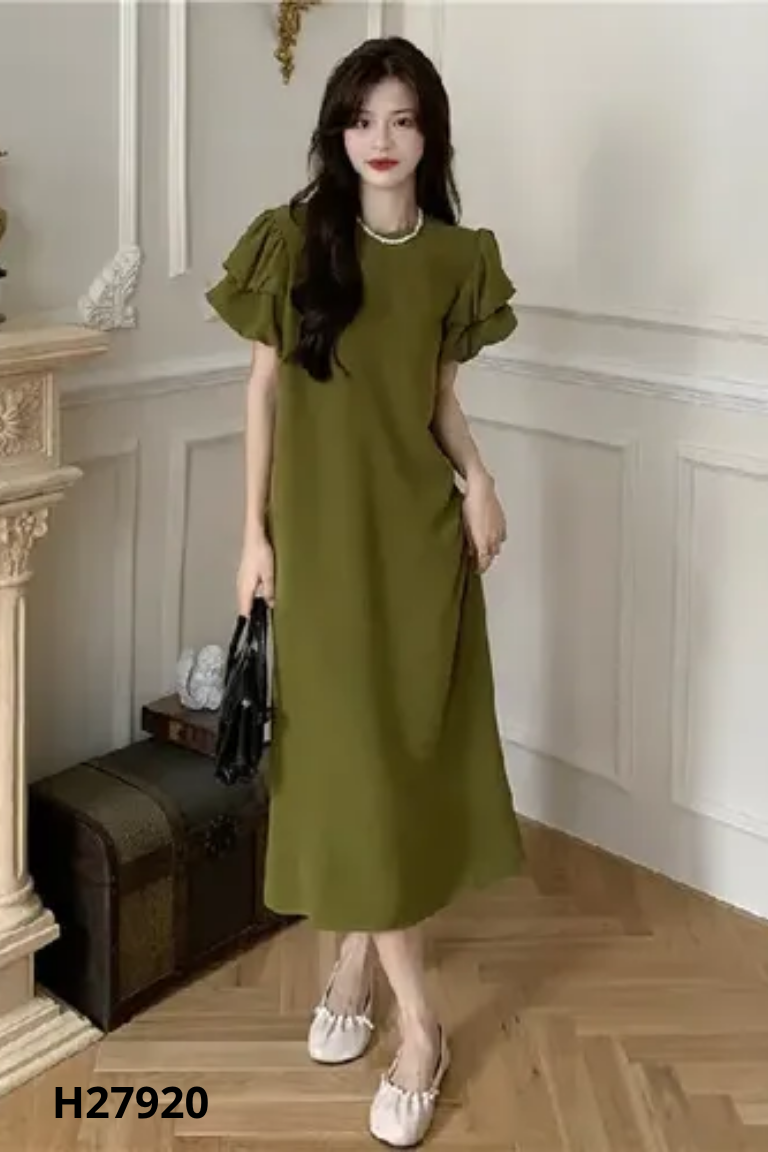 Váy LOLIE xanh rêu