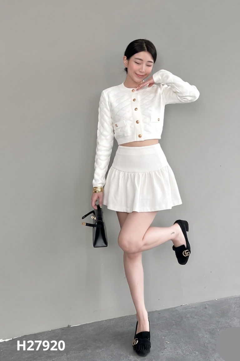 Chân váy TINGOAN trắng