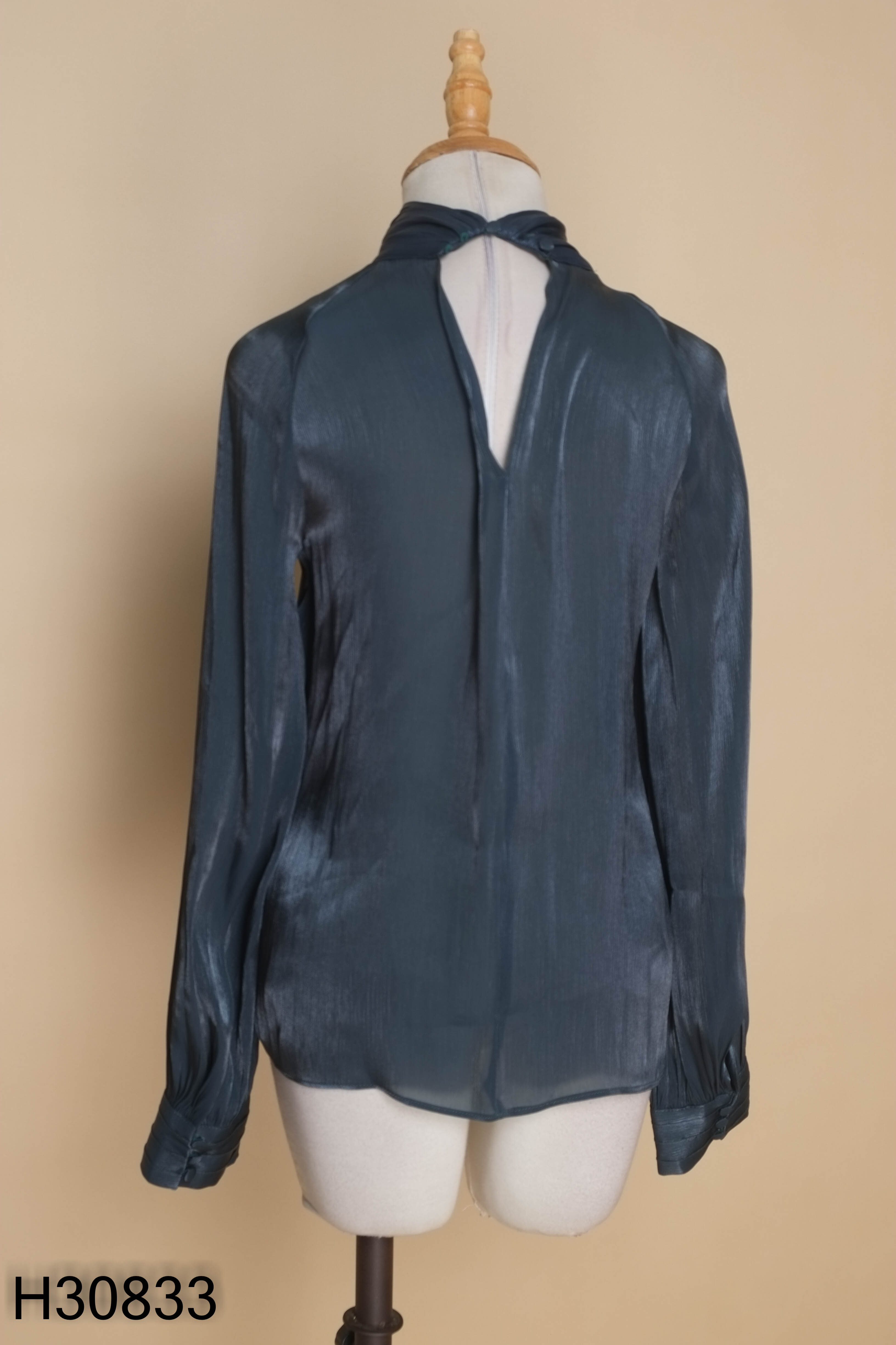 Áo organza NAFNAF xanh