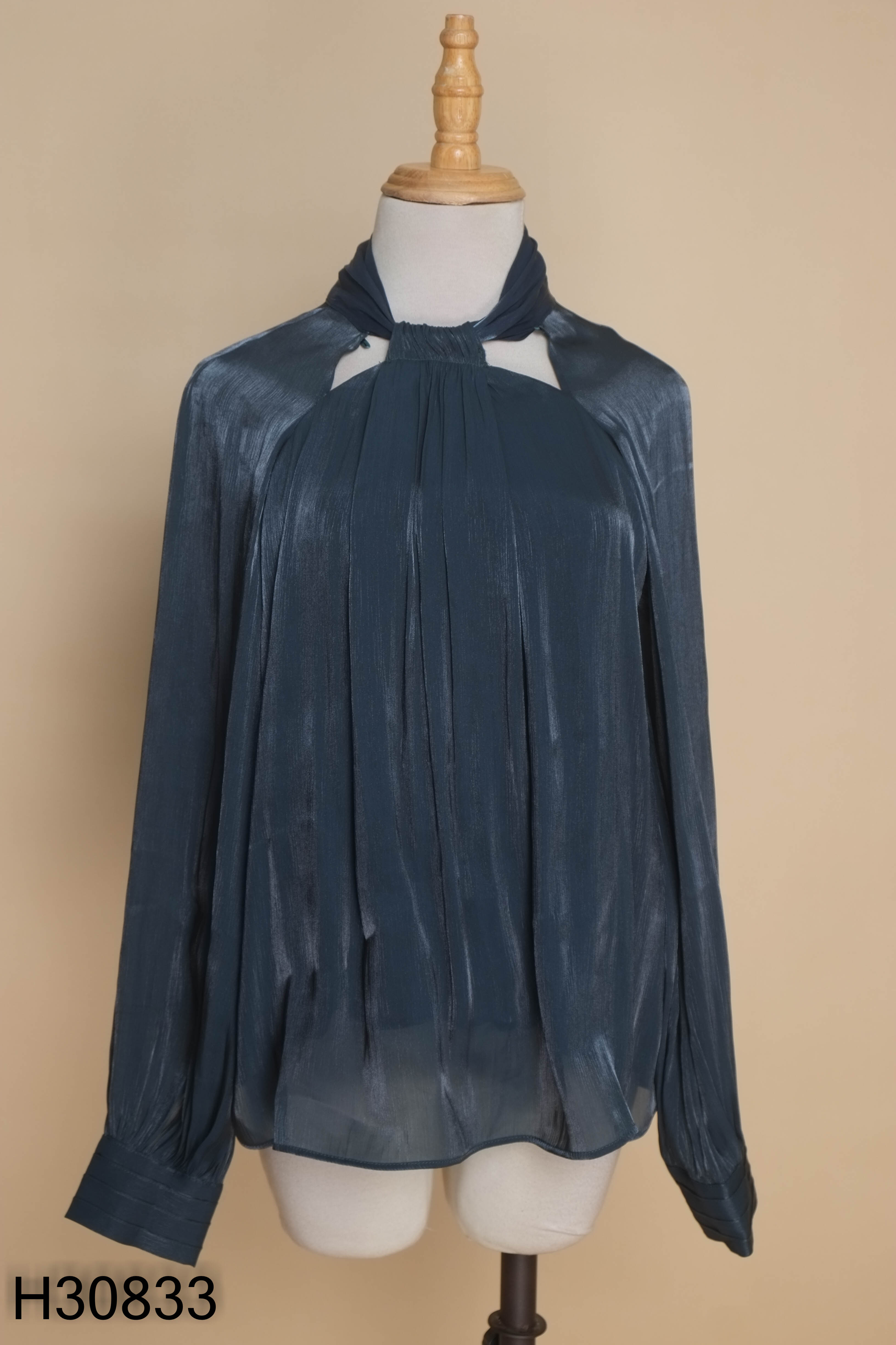 Áo organza NAFNAF xanh