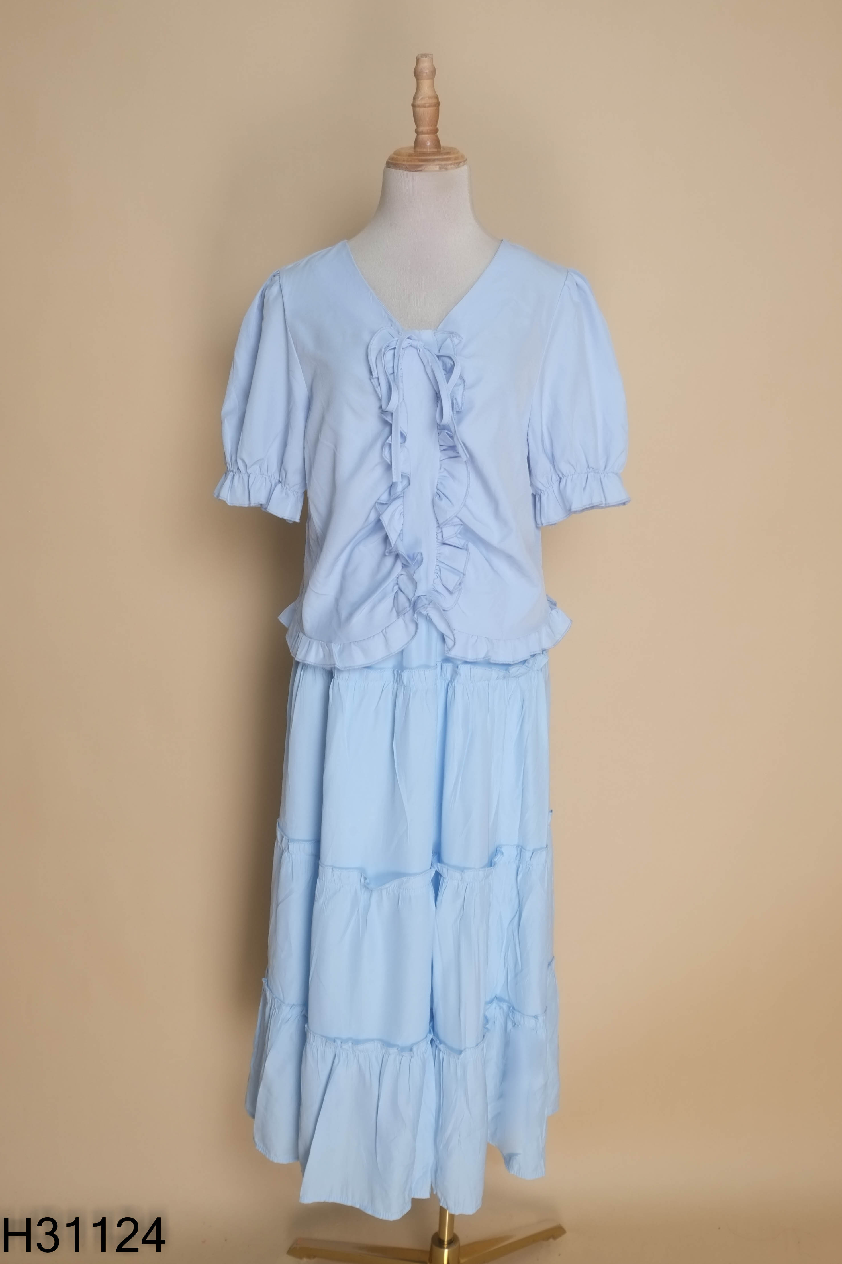 Set xanh bèo+váy dài GADIS MABUK