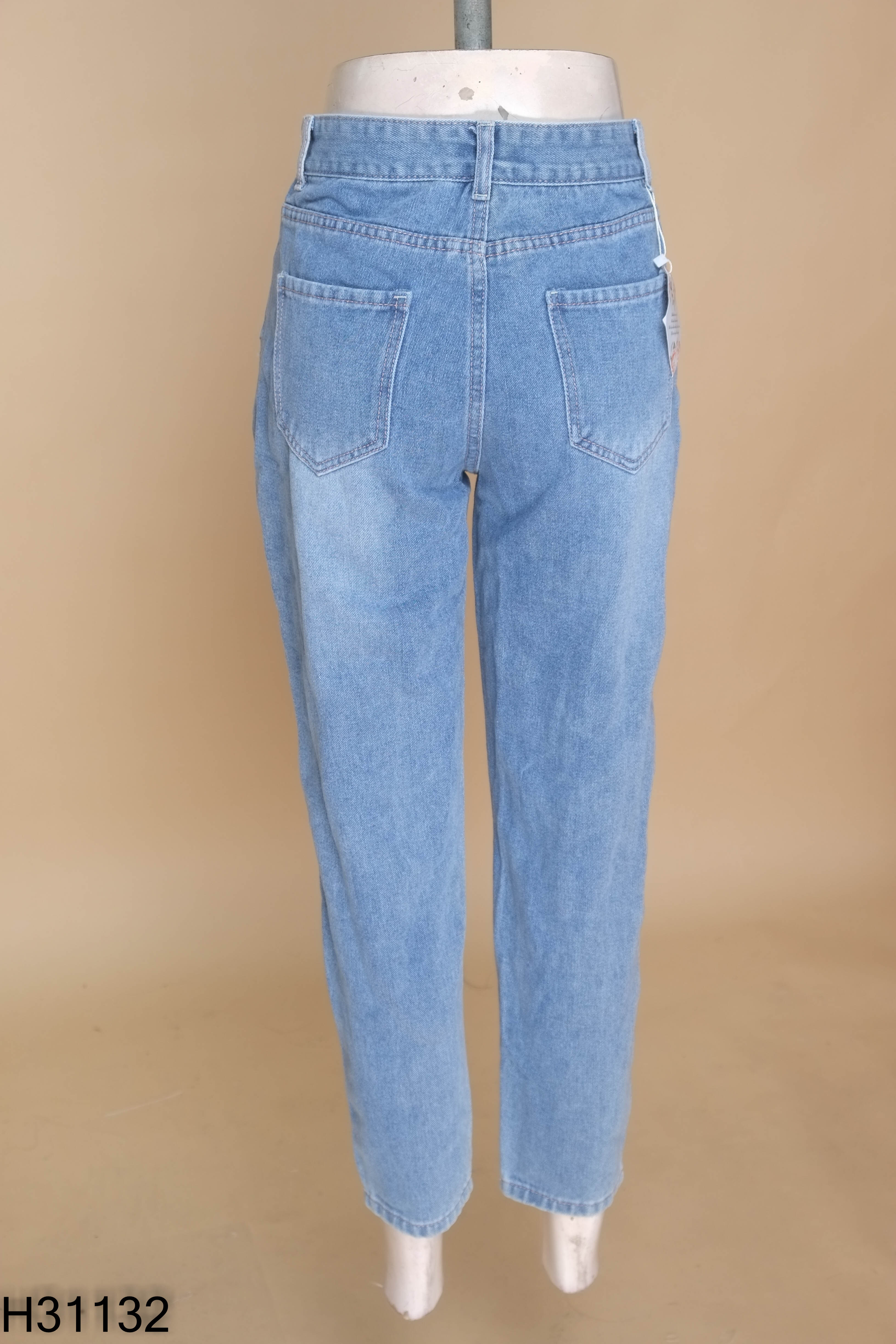 (NEWTAG) Quần jeans xanh dáng suông