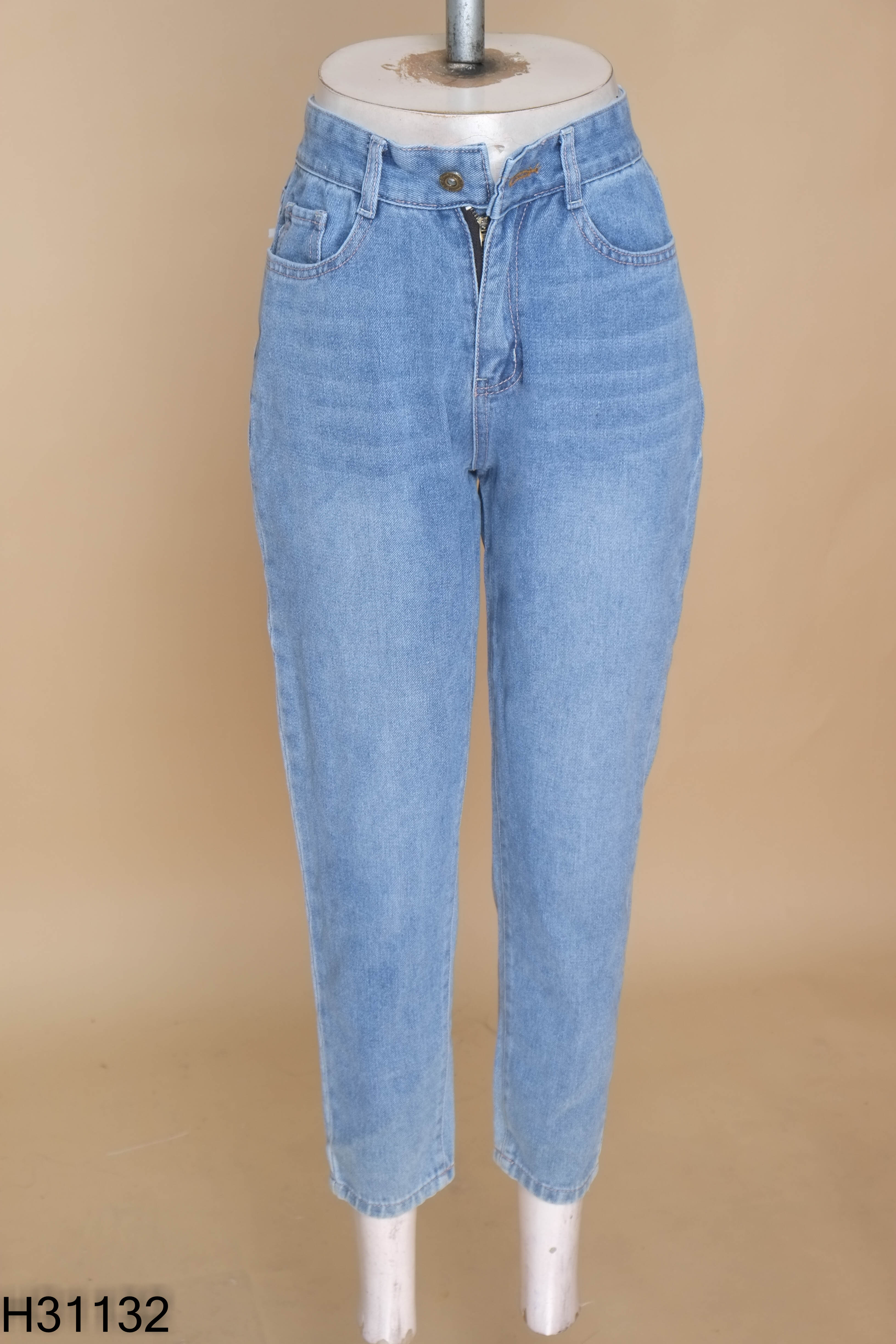 (NEWTAG) Quần jeans xanh dáng suông