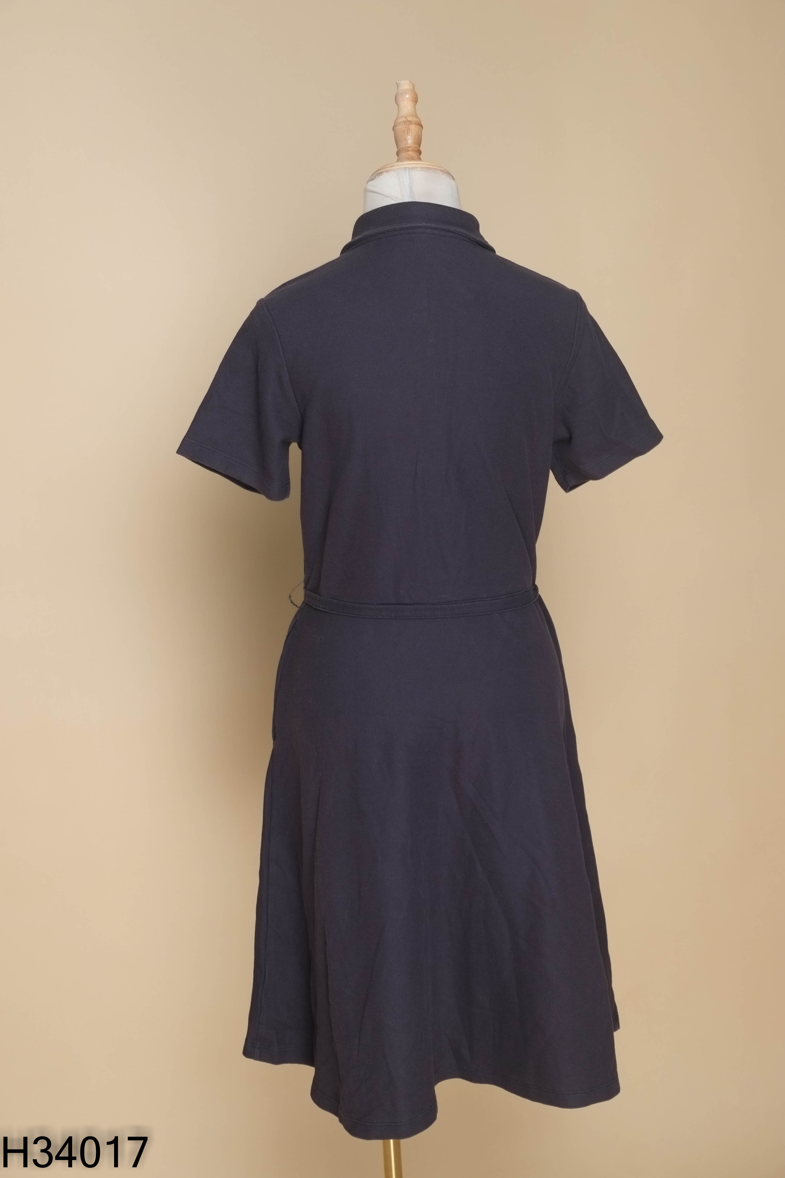 Váy GIORDAN xanh than cổ polo