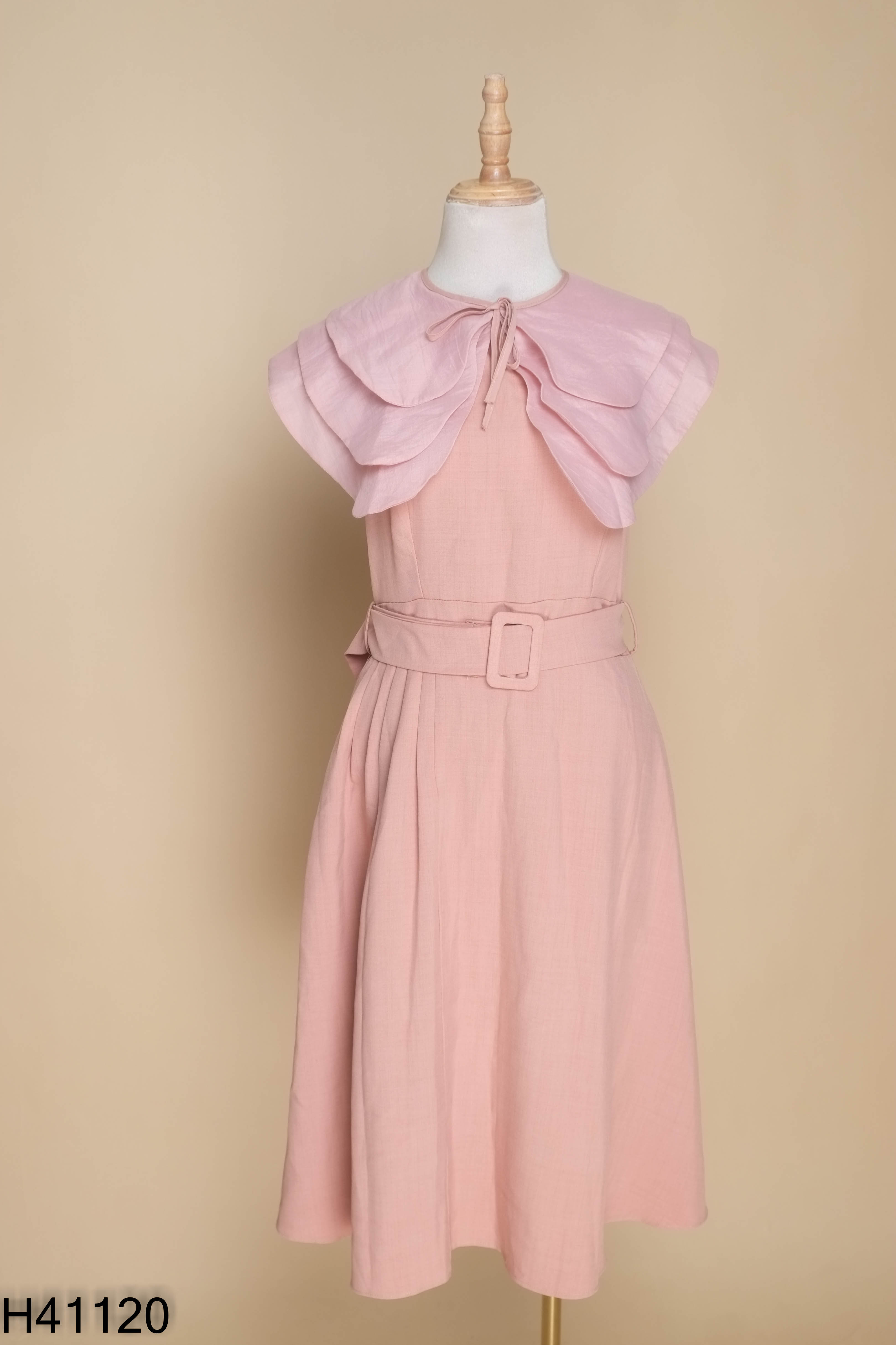 Váy KĐ STORE hồng cổ bèo