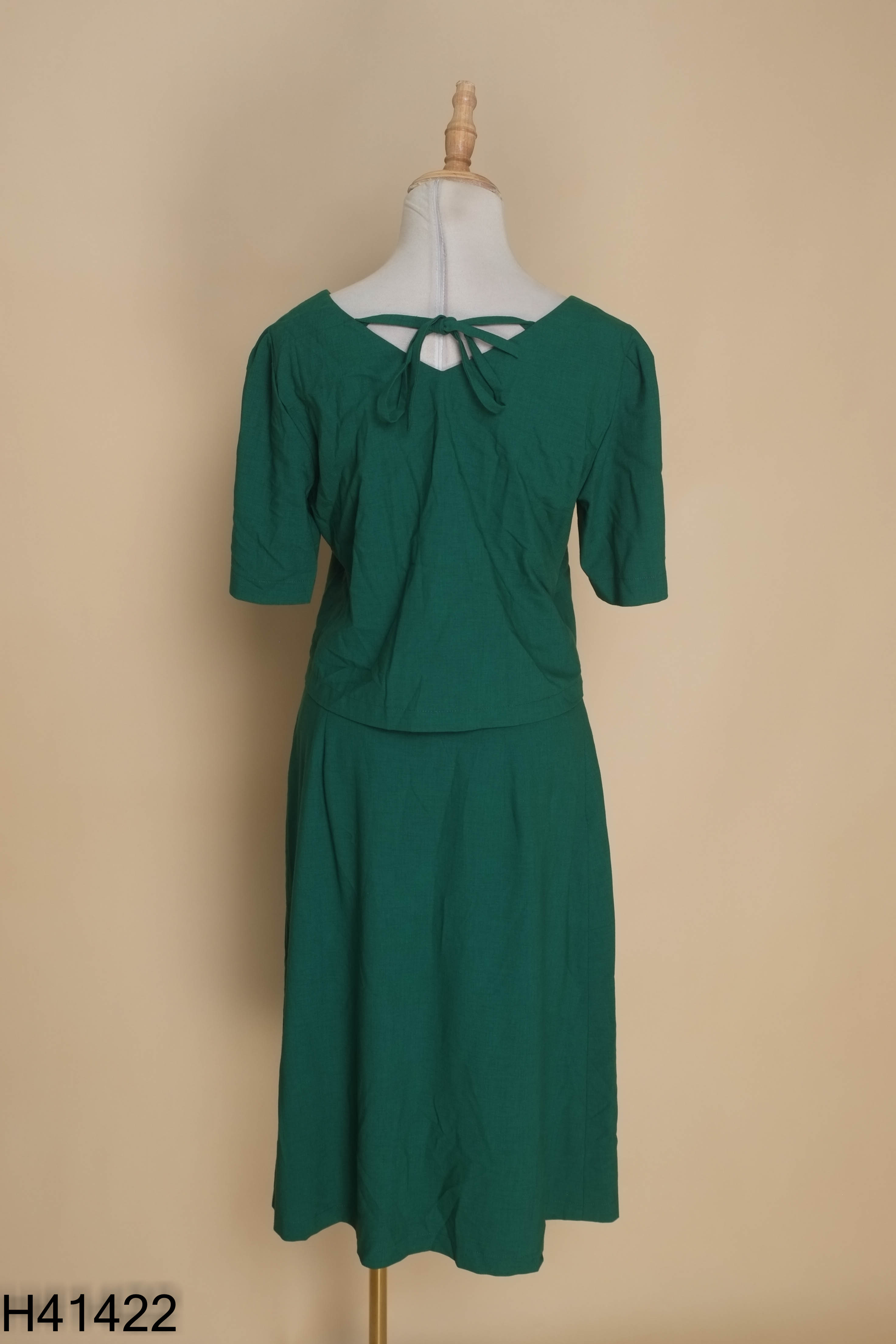 Set xanh cúc ngọc+váy