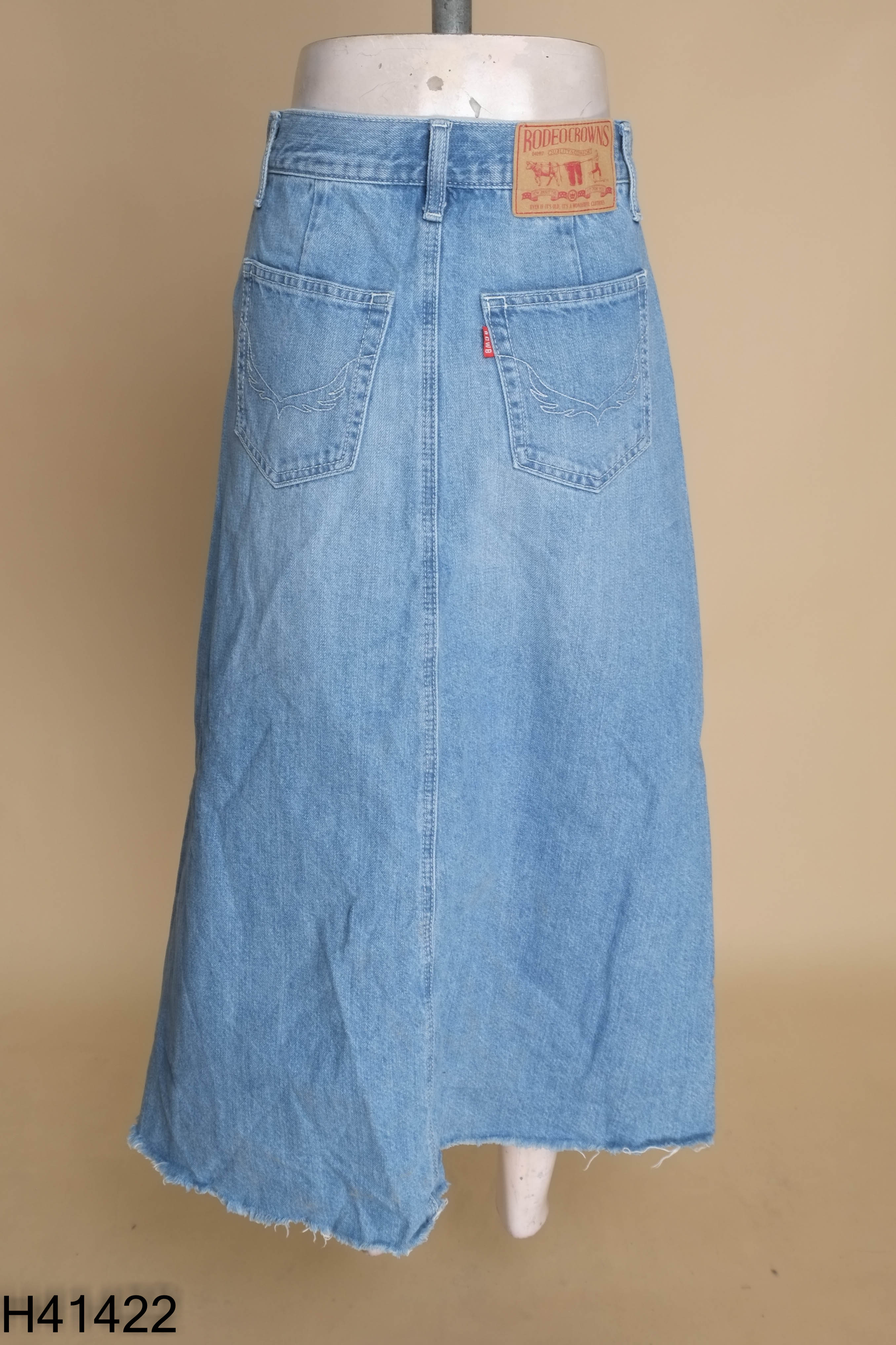 Chân váy jeans xanh RODEO CROWNS