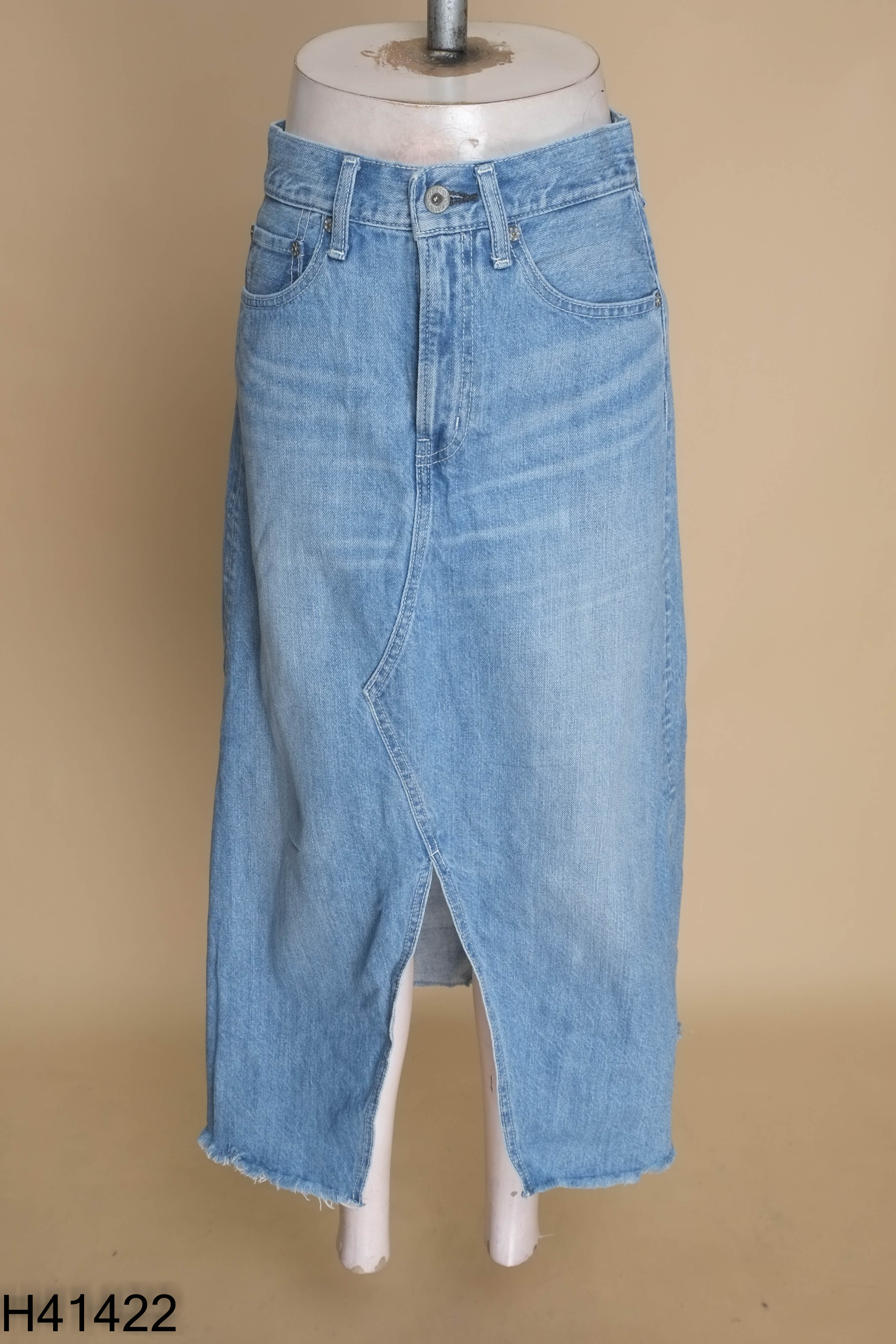 Chân váy jeans xanh RODEO CROWNS