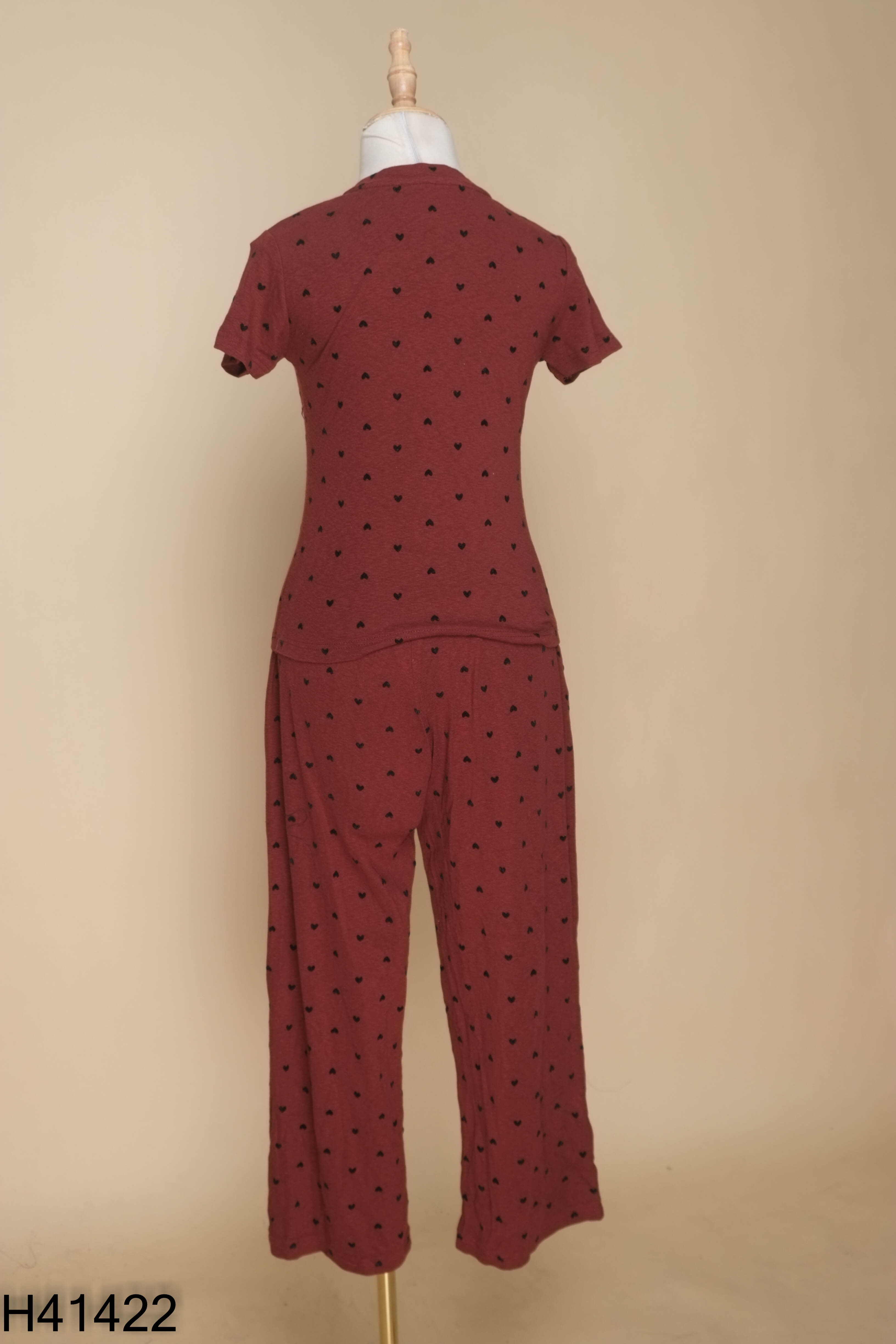 Set đỏ tim+quần