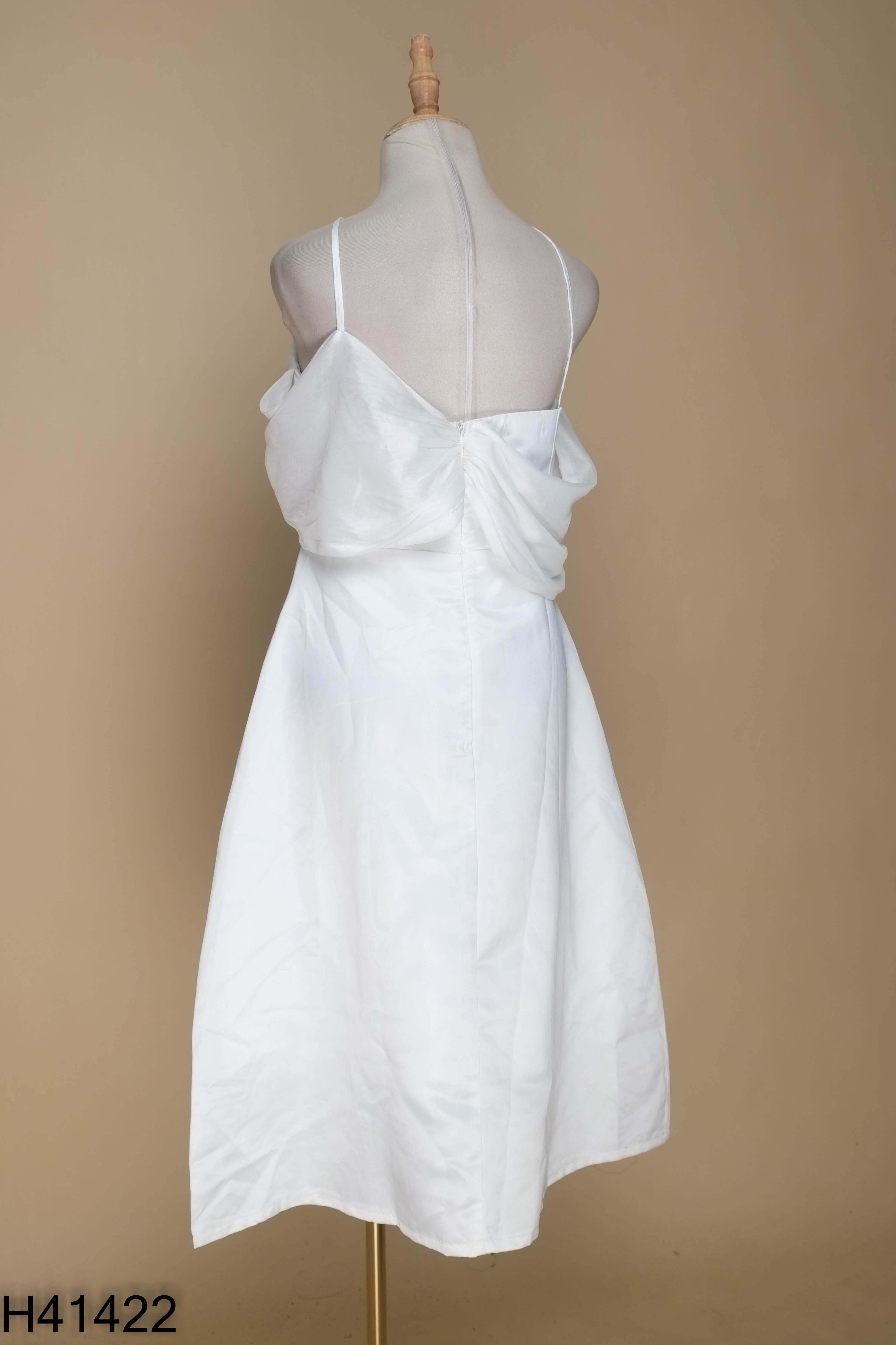Váy trắng XUKA DRESS tay voan