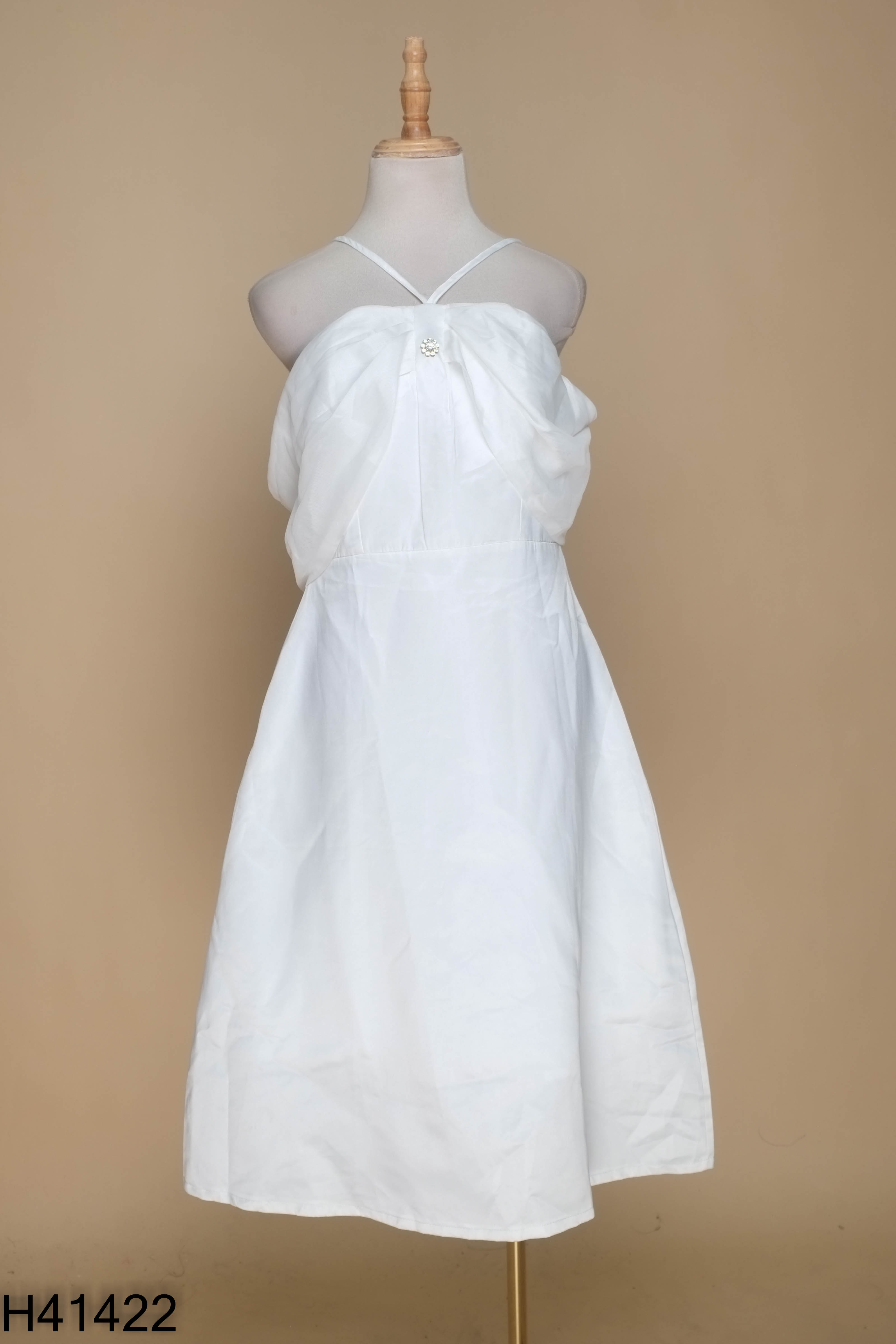 Váy trắng XUKA DRESS tay voan