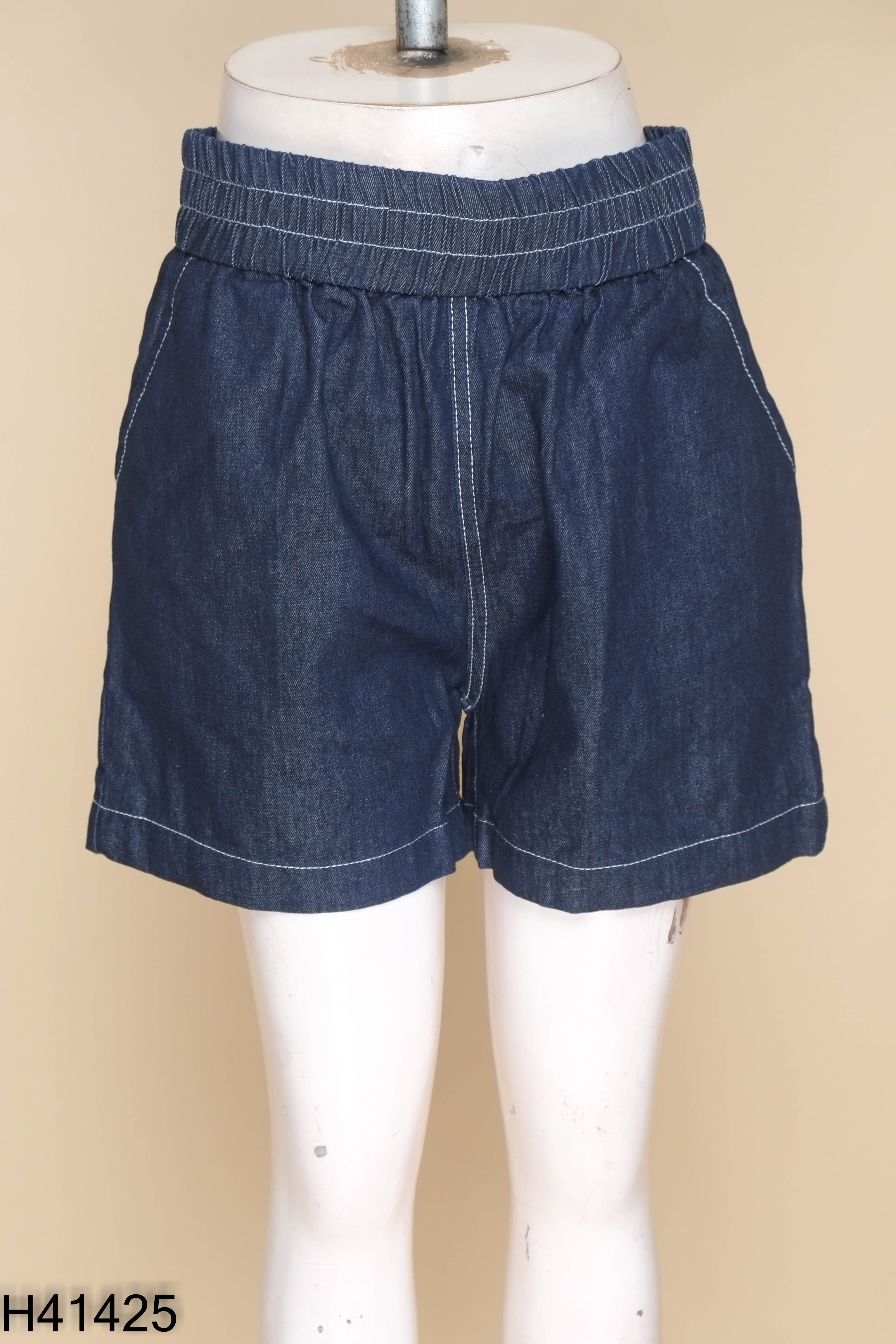 Quần shorts jeans xanh