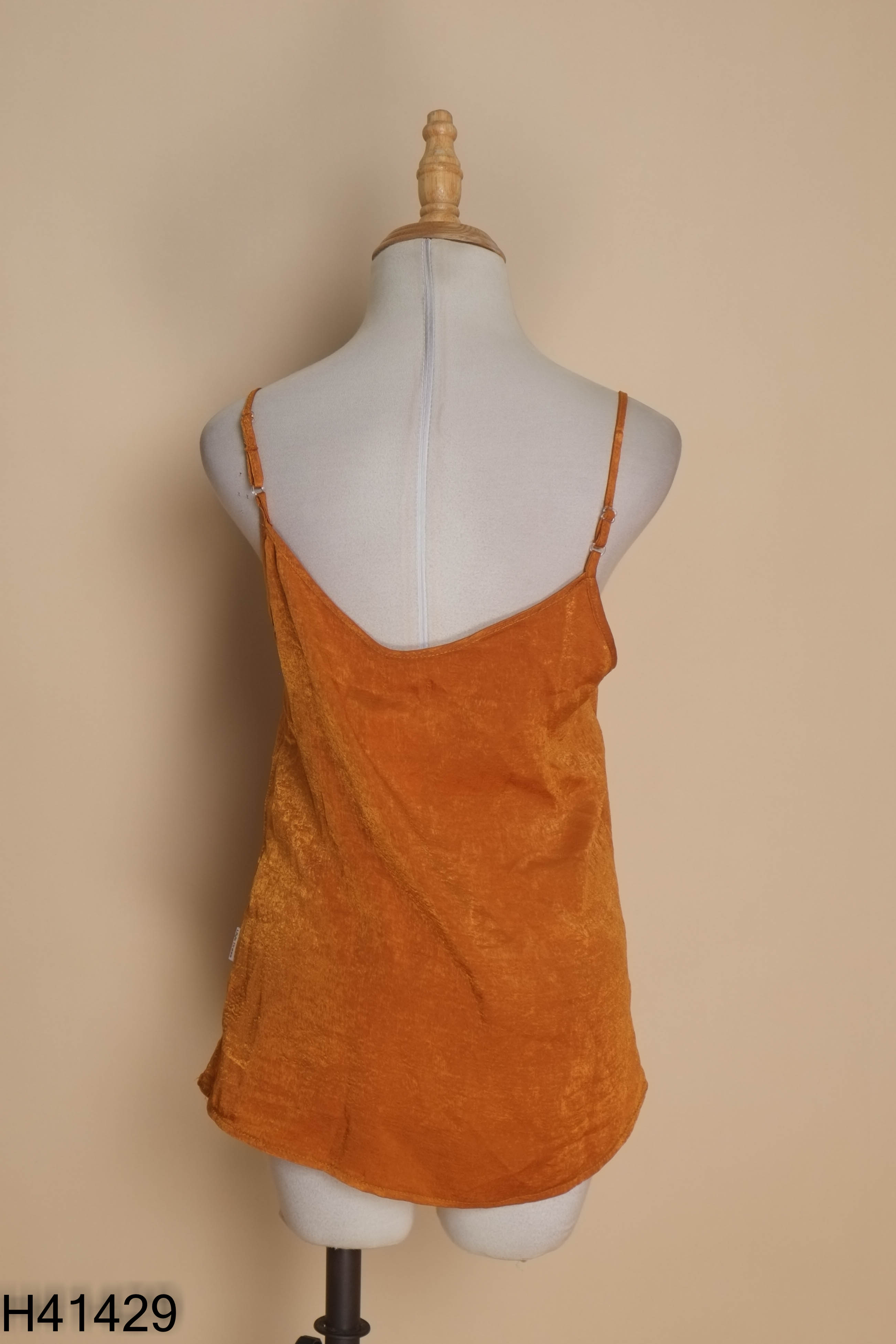 Áo dây nâu lụa LILY'S DRESS