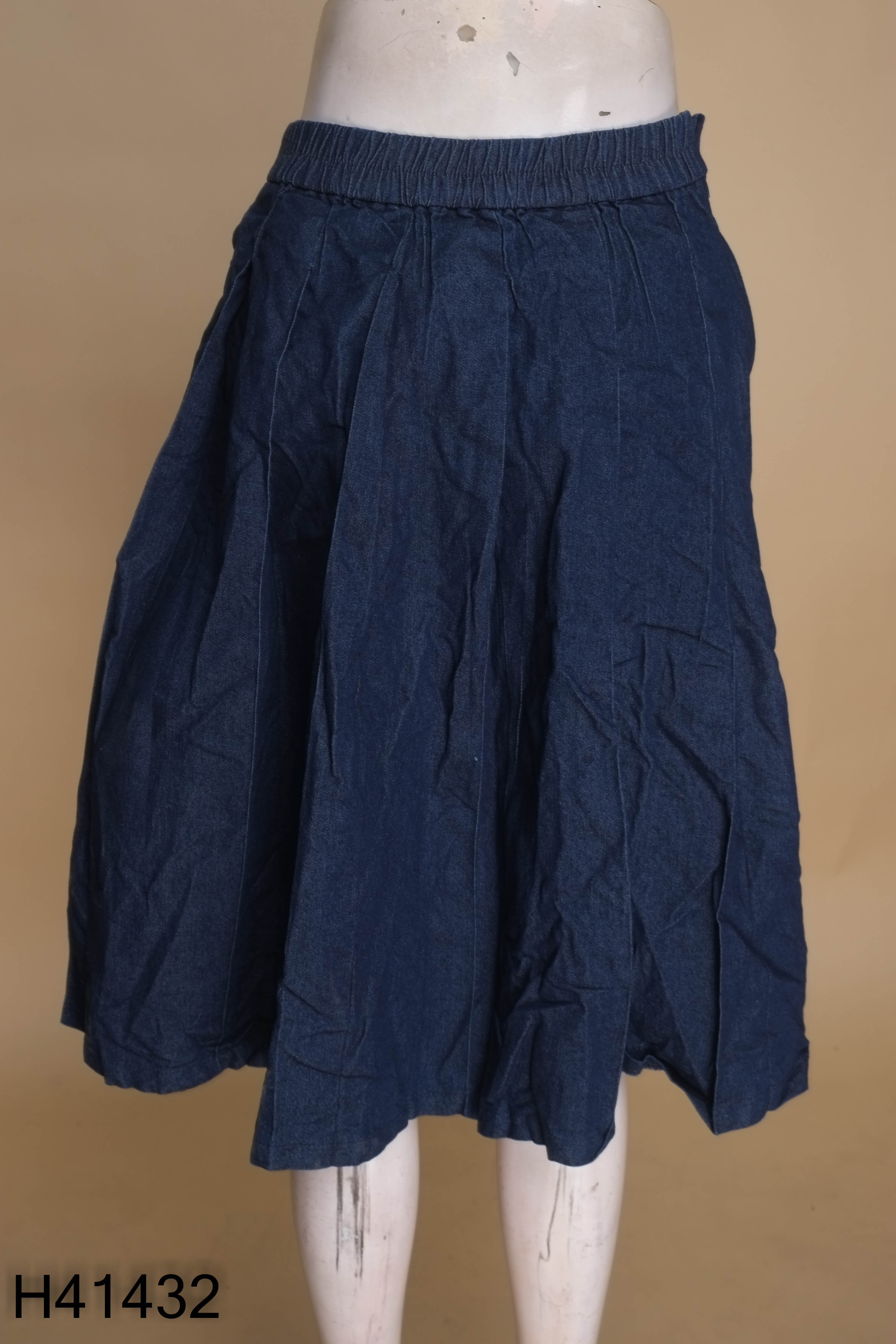 Chân váy jeans xanh MICHI