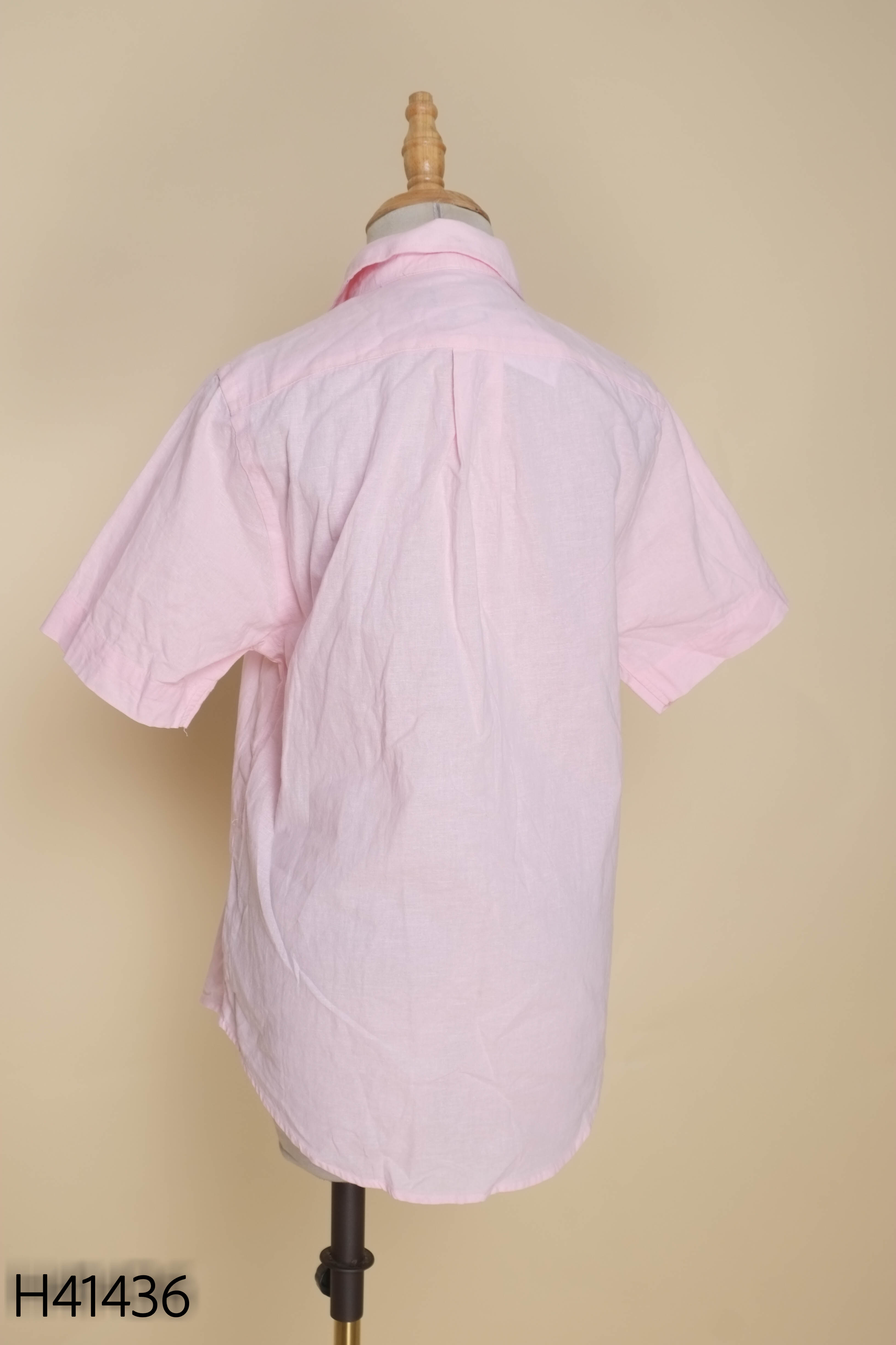Áo sơ mi hồng thêu ngựa