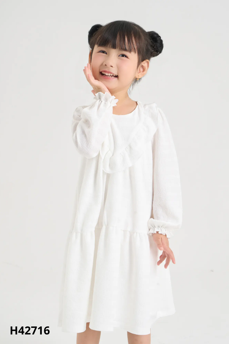 Váy CANIFA trắng KIDS