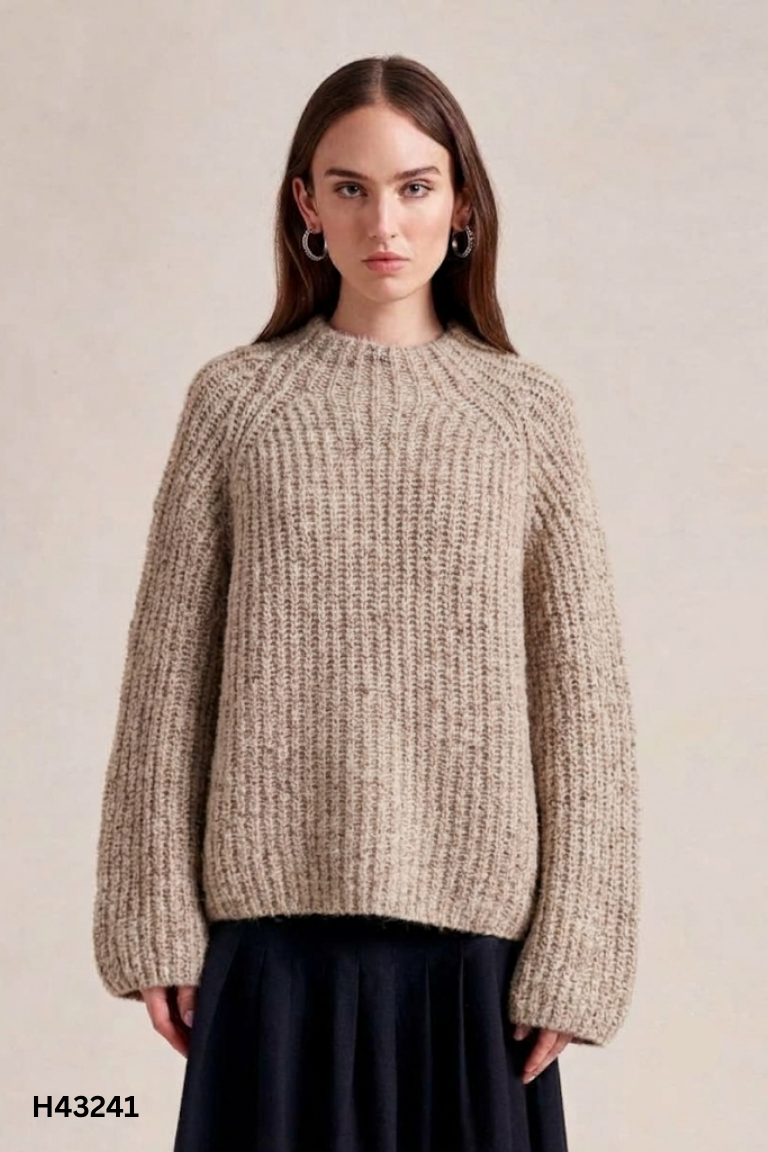 Áo len PULL BEAR nâu