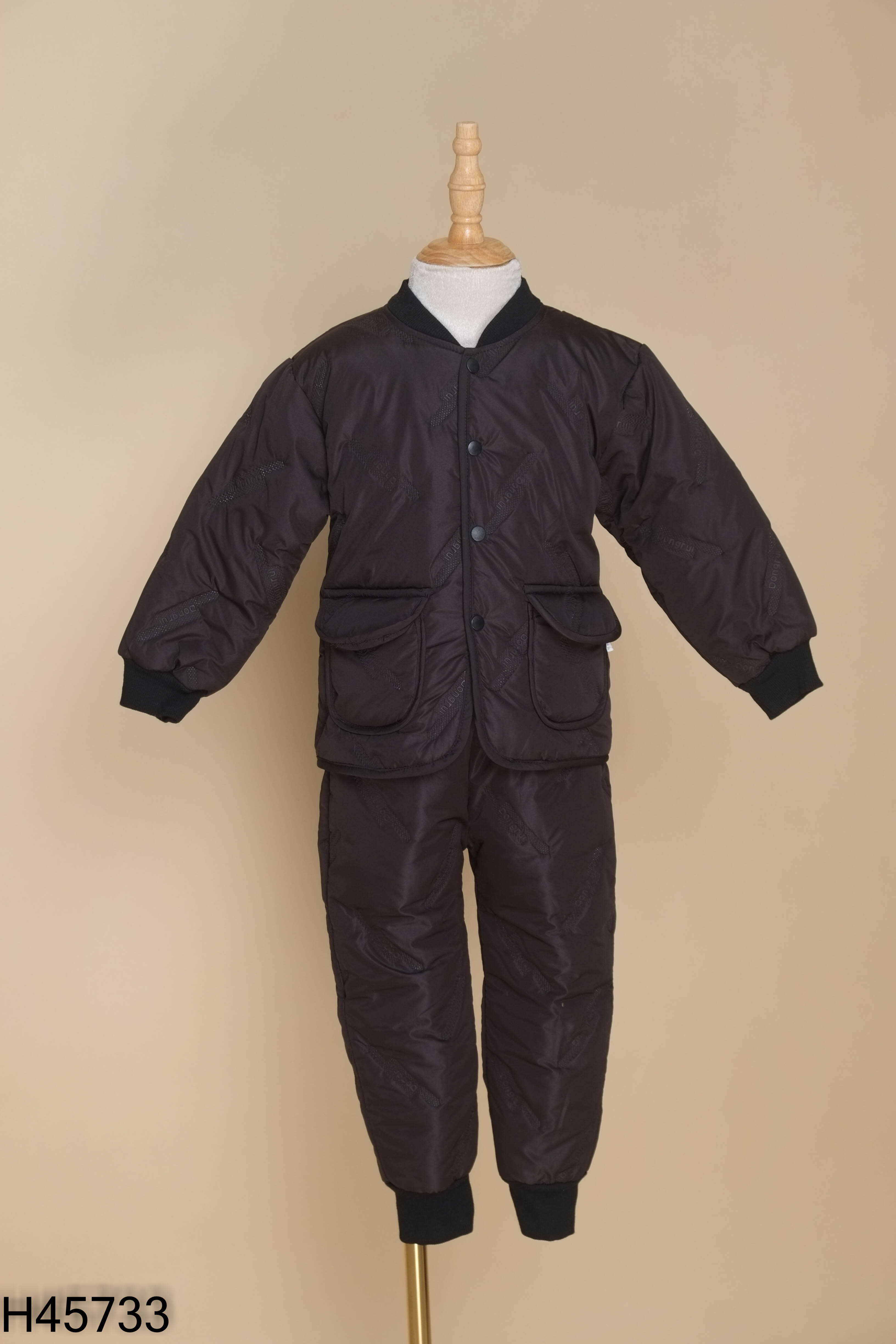 Set bộ KIDS đen lót lông+quần