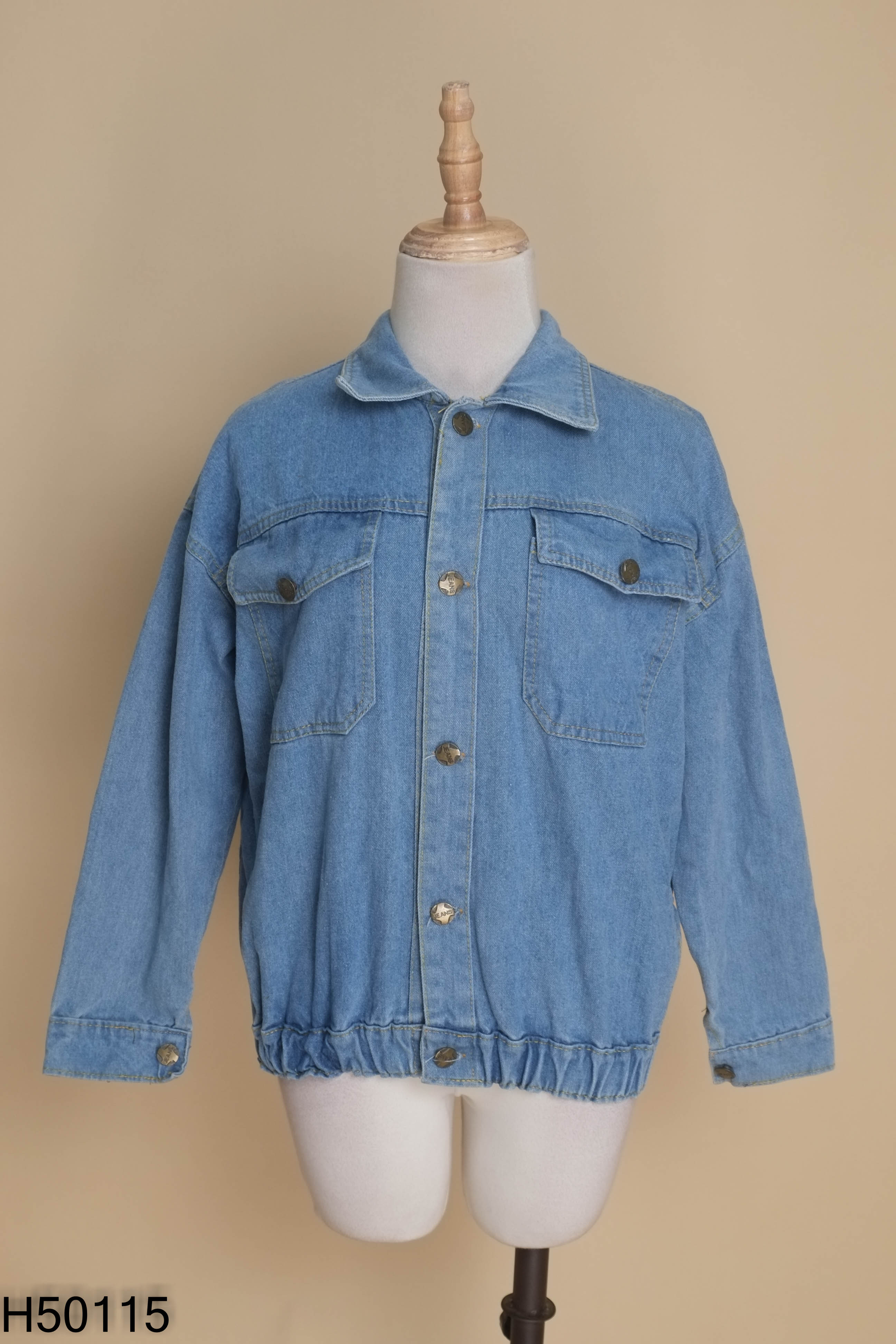 Áo khoác jeans xanh