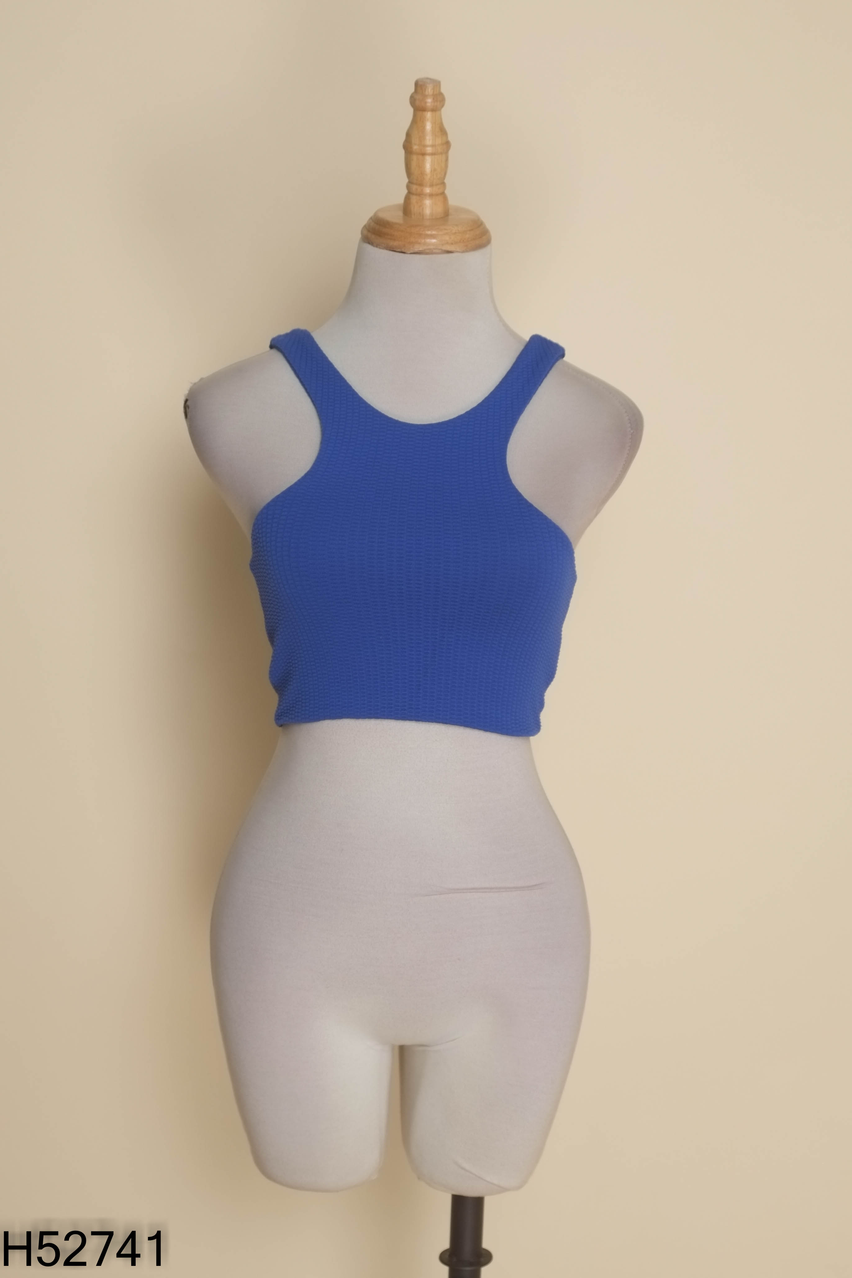 NEWTAG Áo croptop xanh ZARA