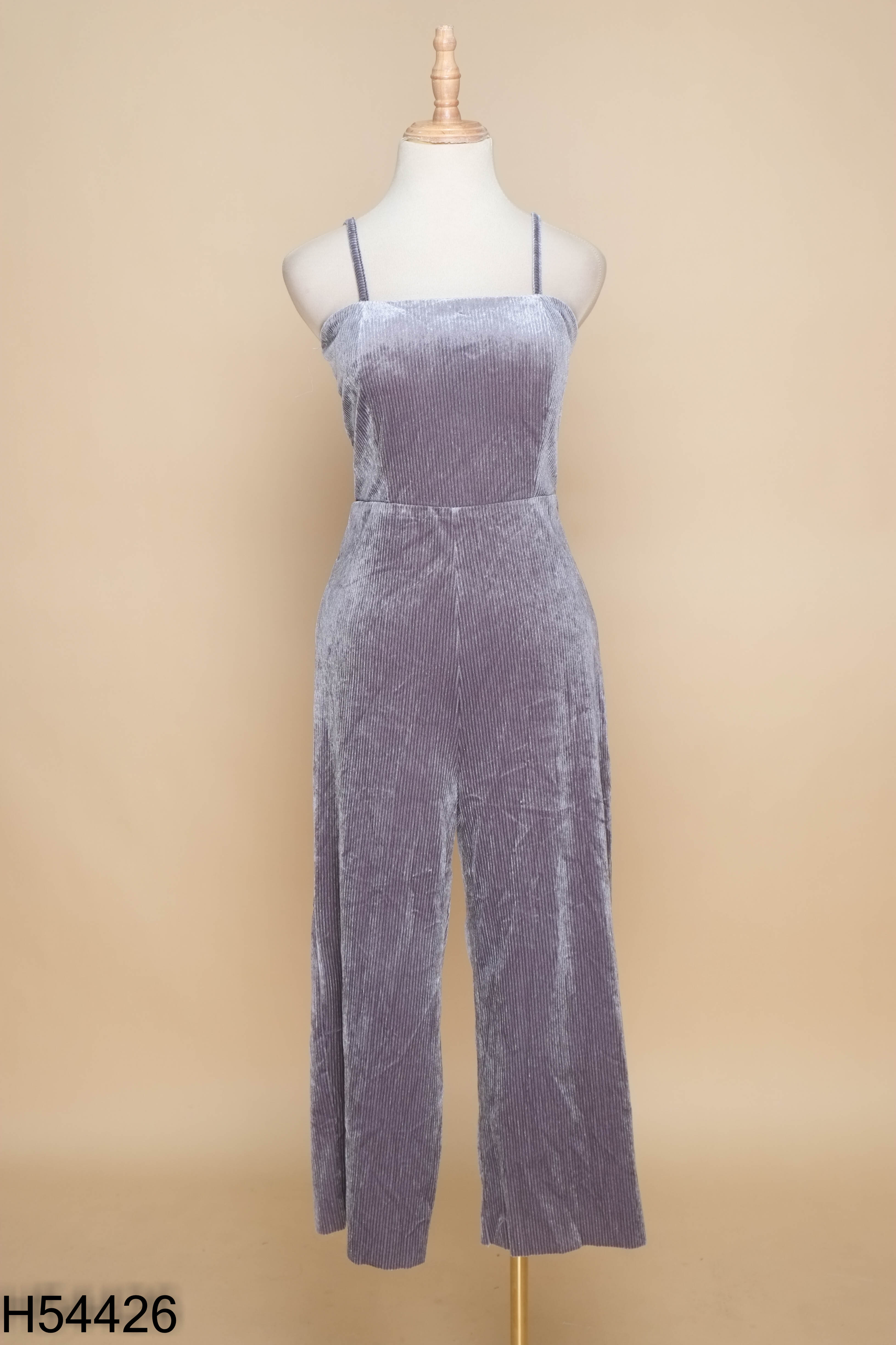 Jumpsuits hai dây xám xanh