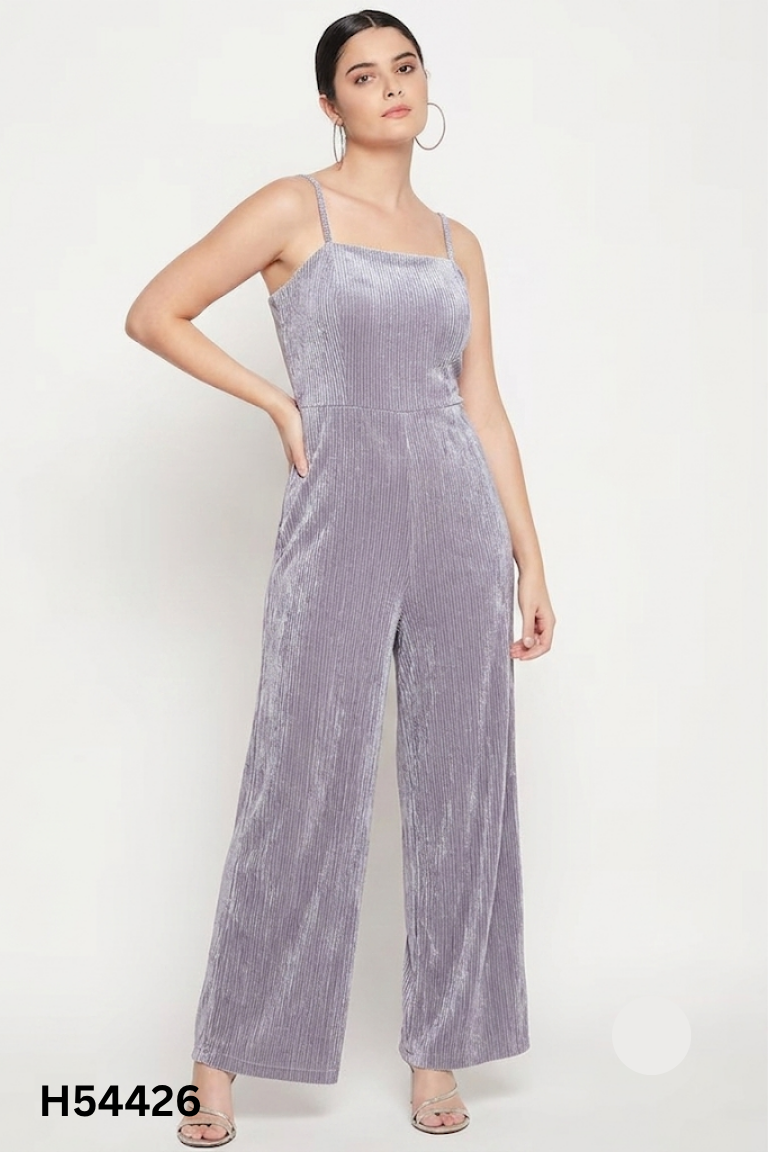 Jumpsuits hai dây xám xanh