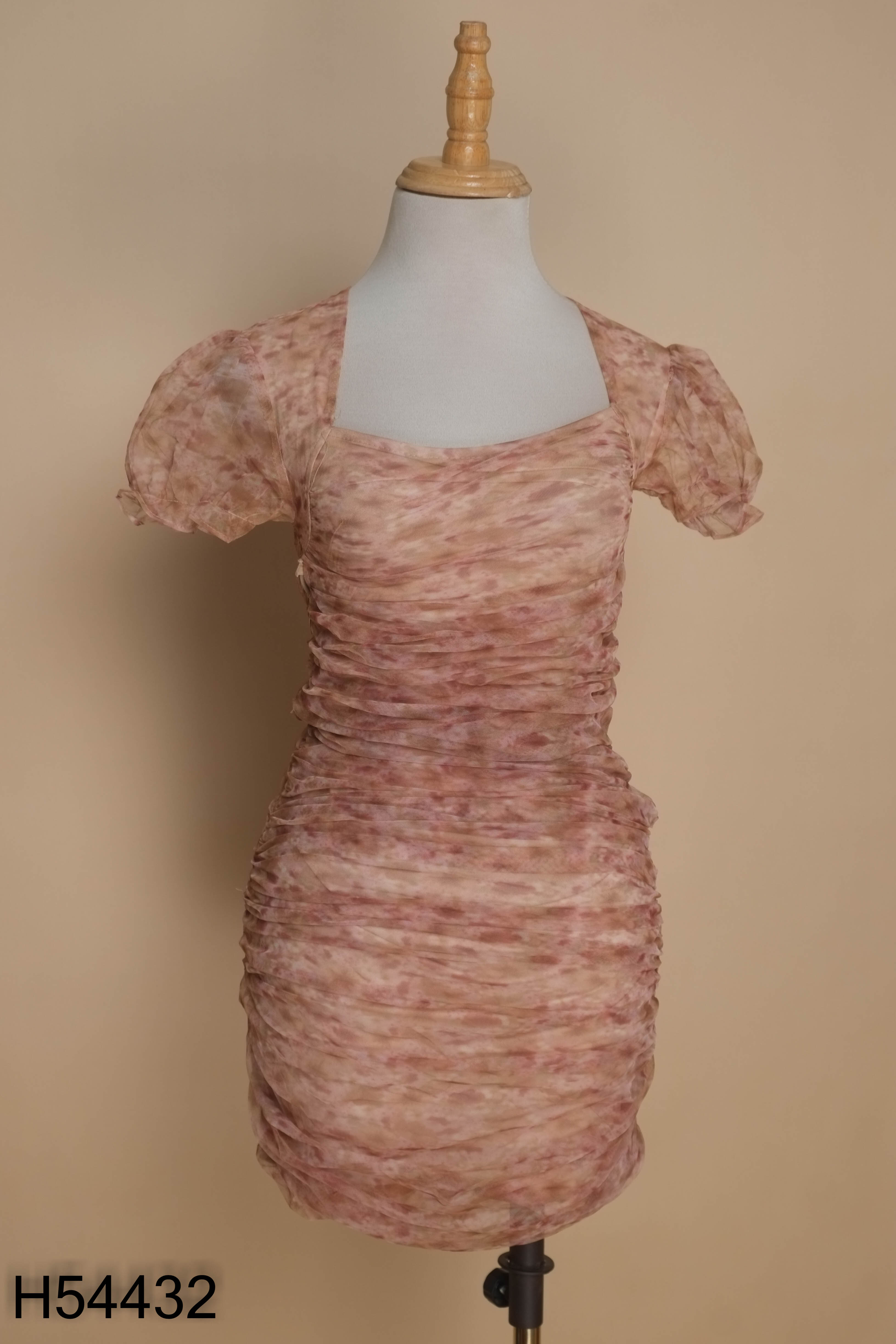 Váy cam lưới body hoa nhí