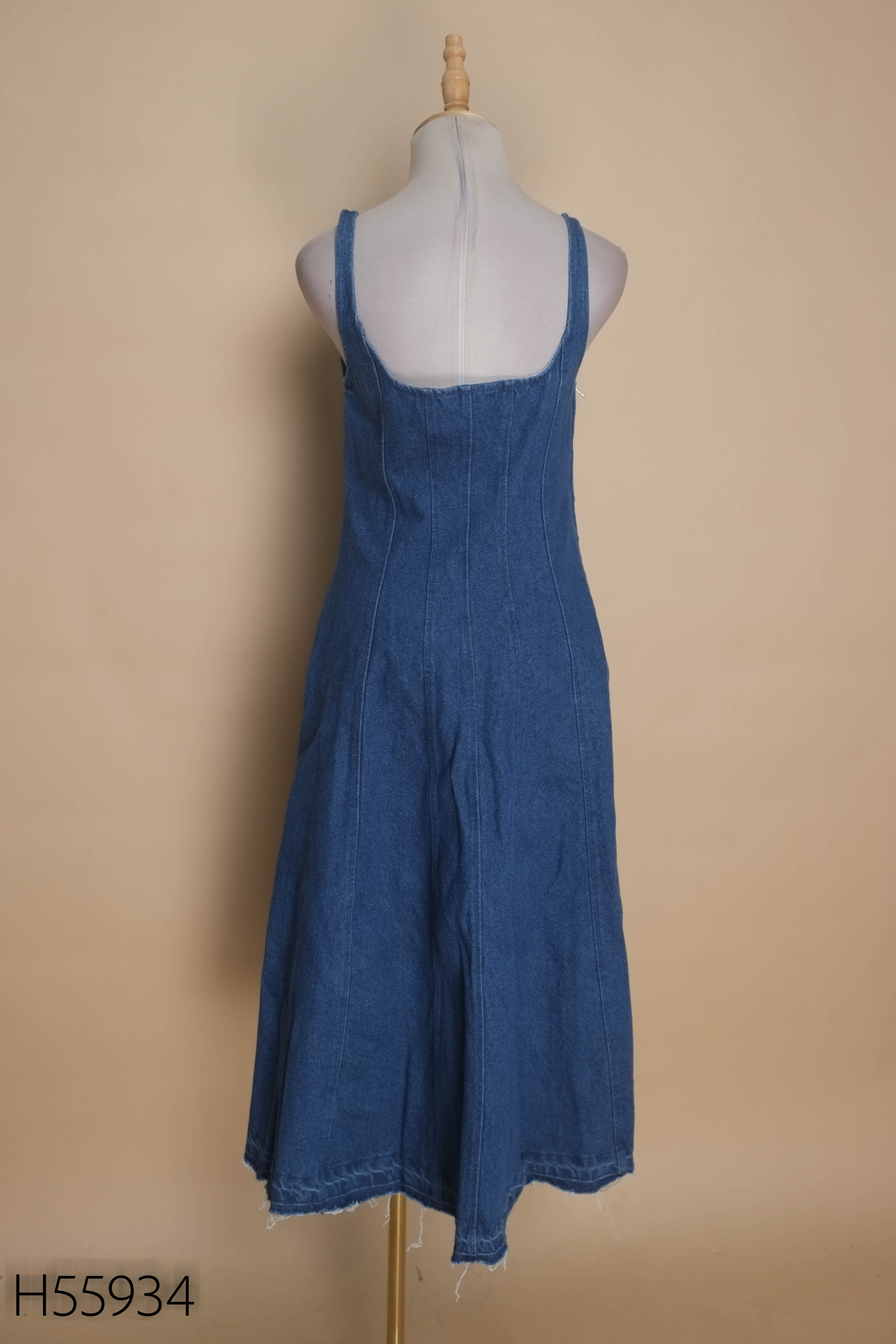 Váy jeans xanh 2 dây