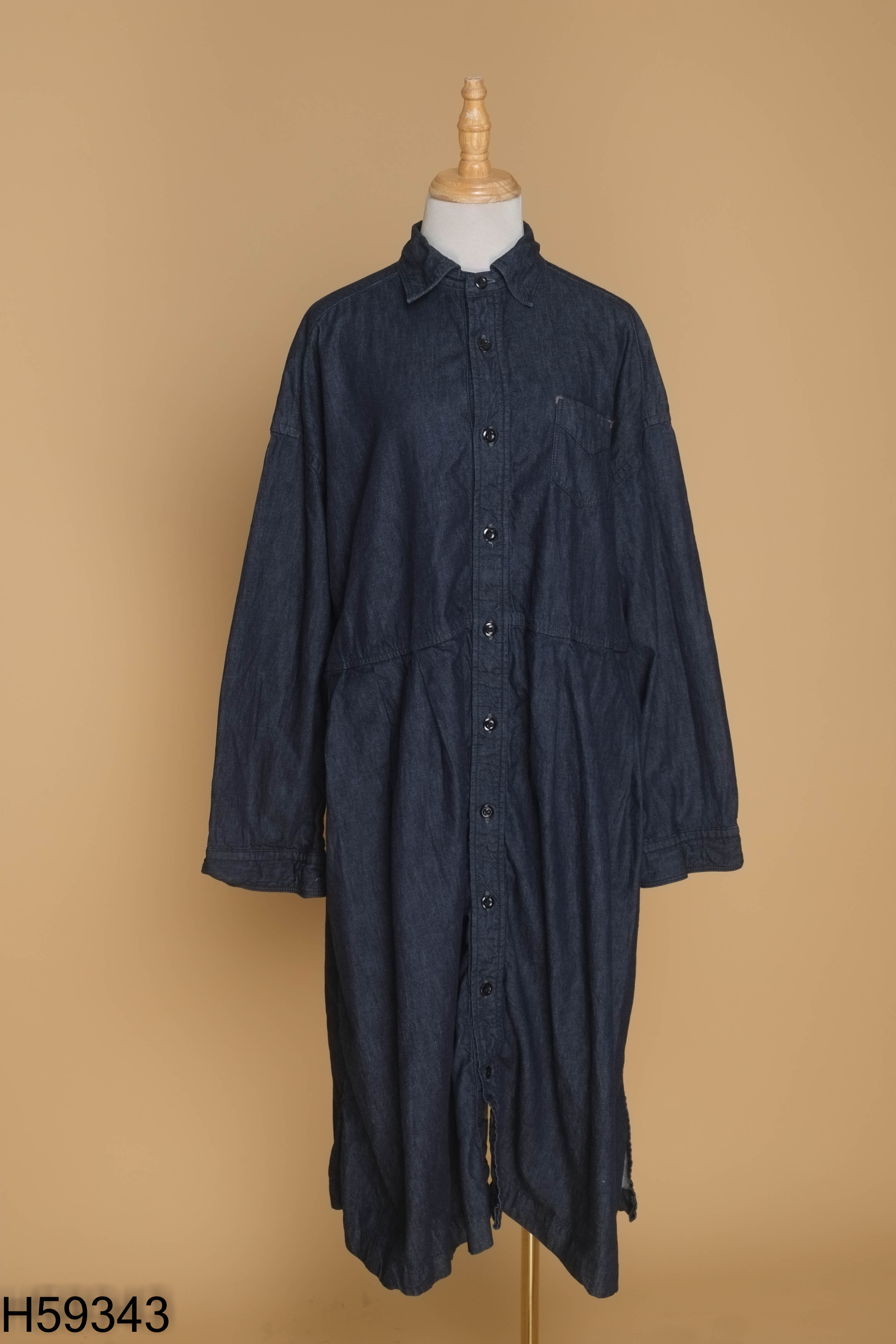 Váy jeans OMNIGOD xanh than
