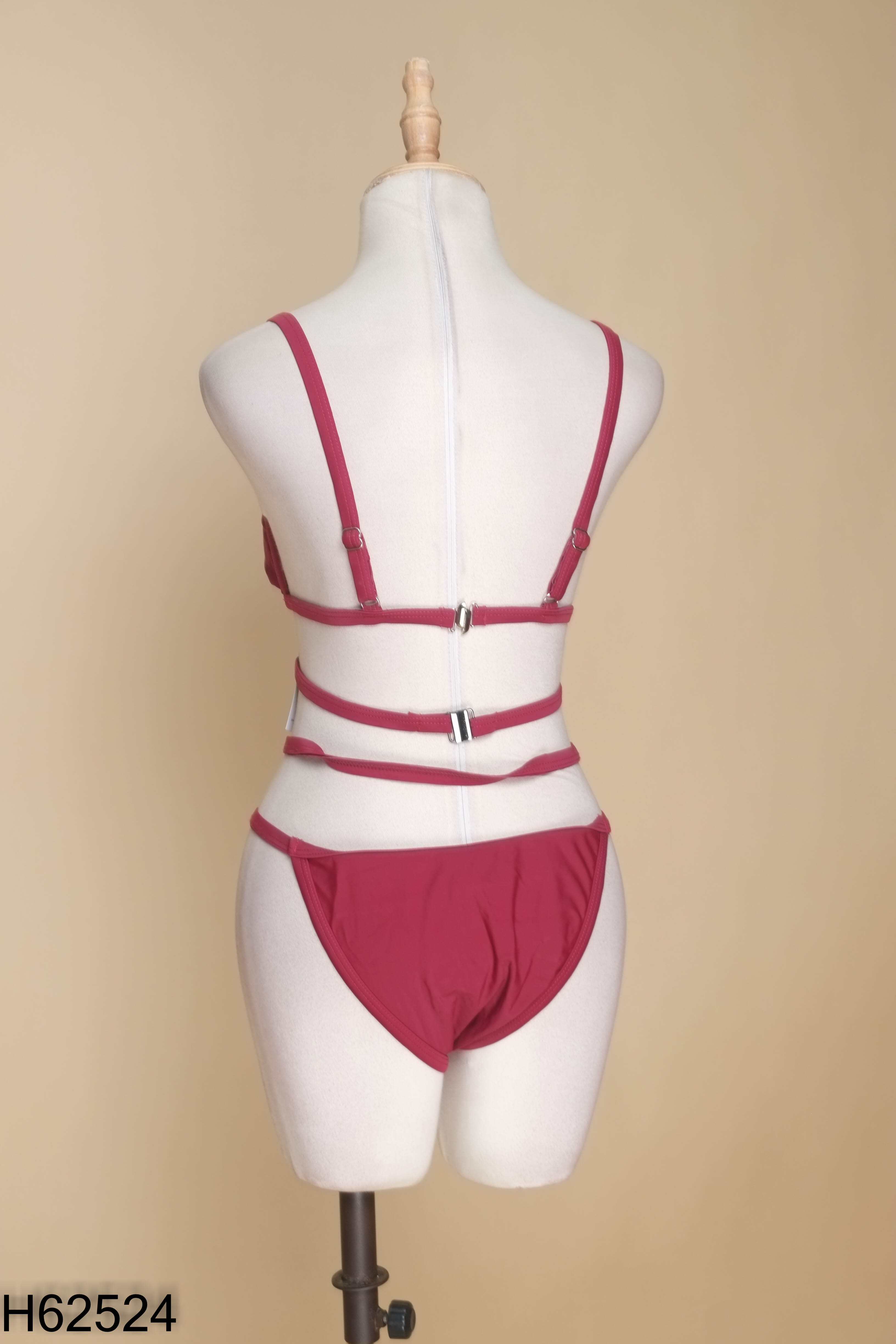 Set bikini tím đậm
