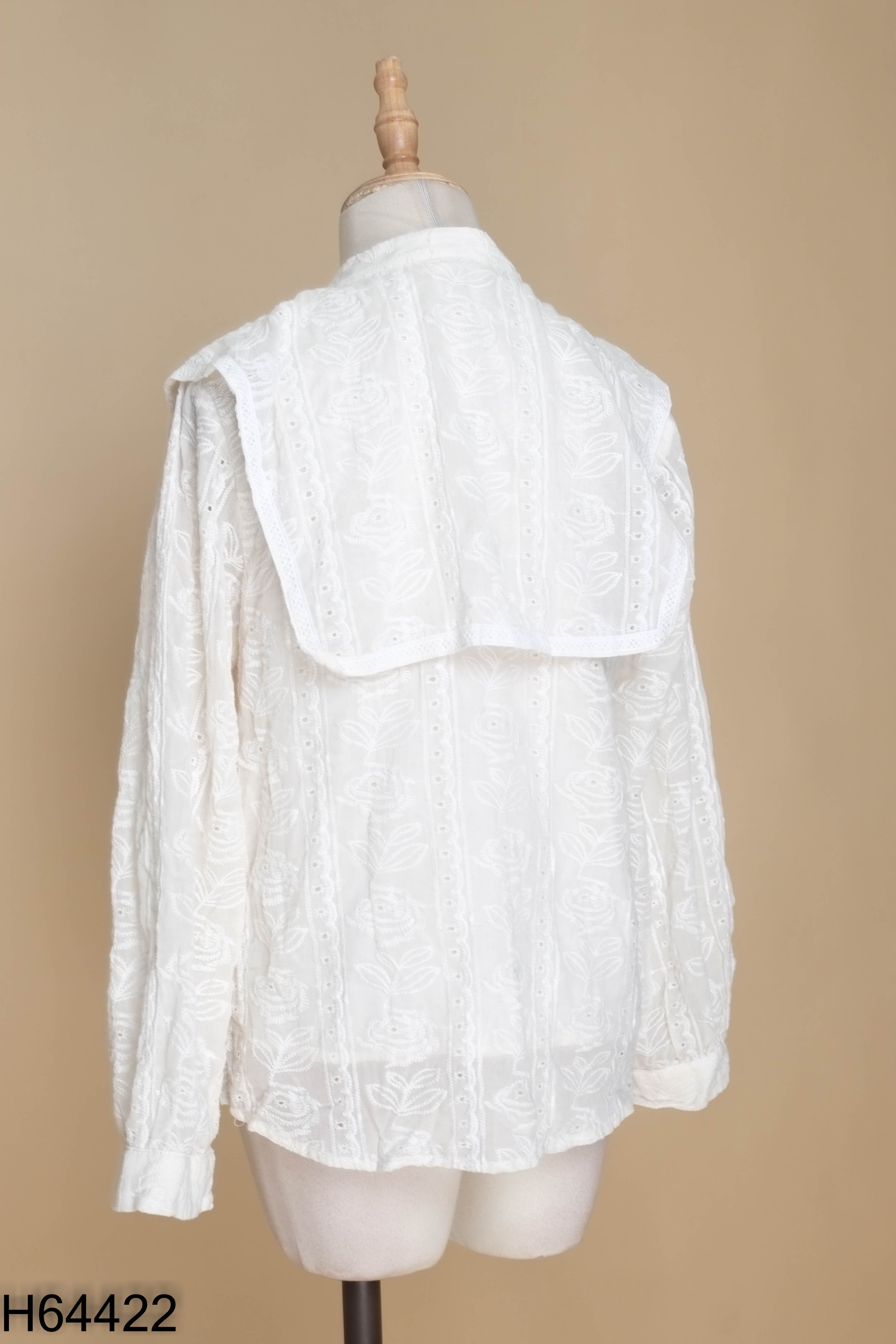 Áo be LÁ IN HOA thêu hoa