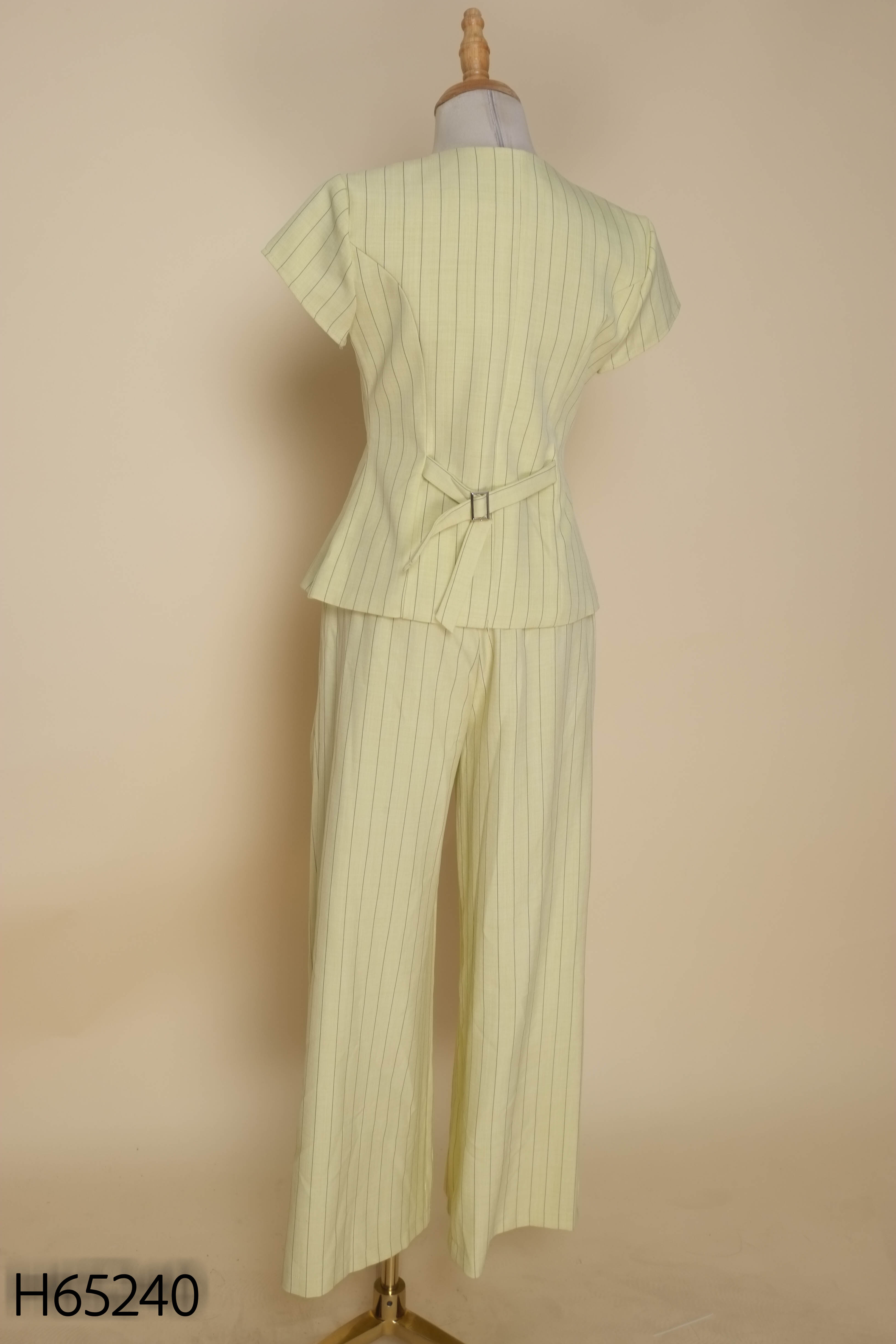 Set Áo vàng sọc LYNA phối kiểu vest + Quần dài
