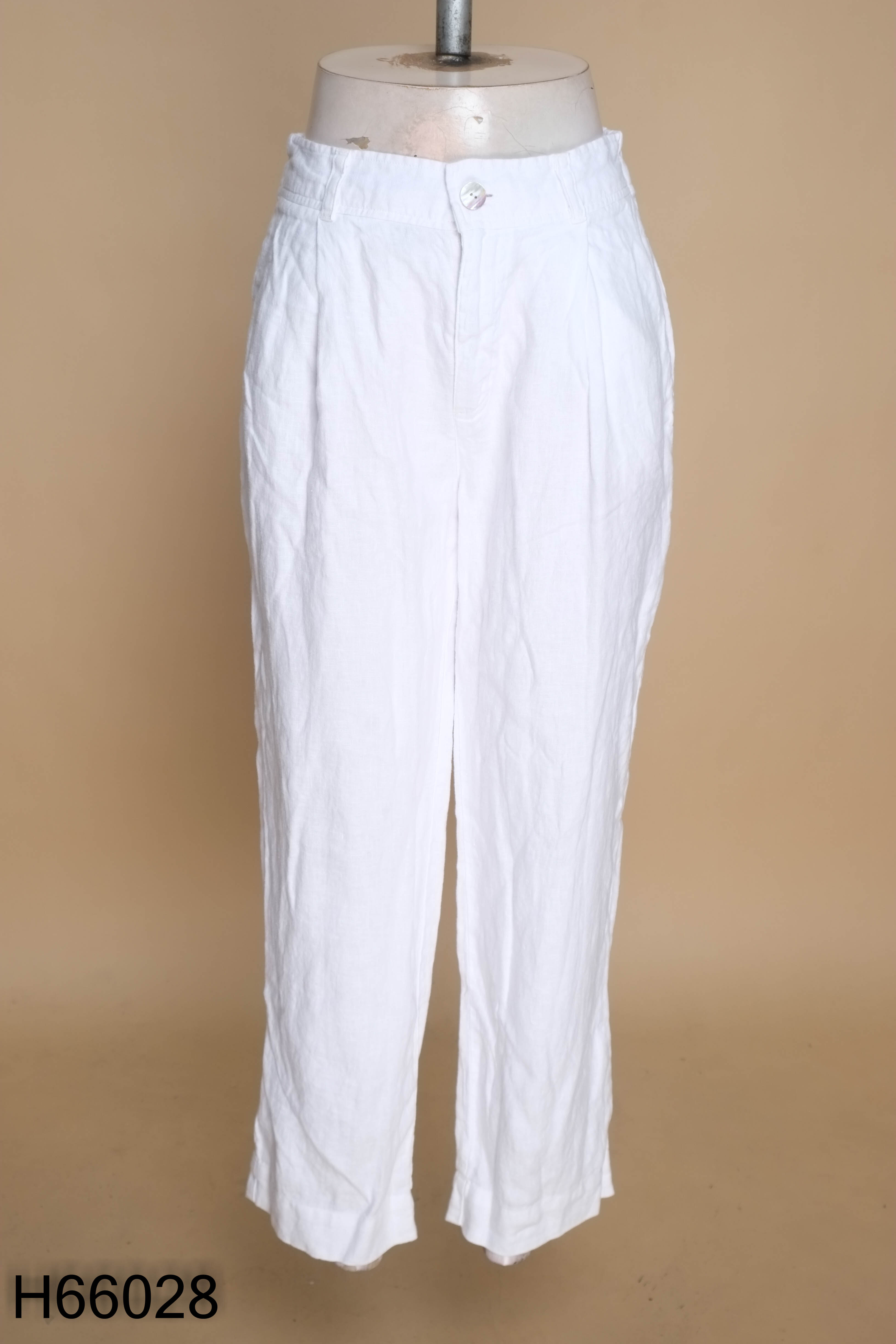 Quần linen BELLA DAHL trắng