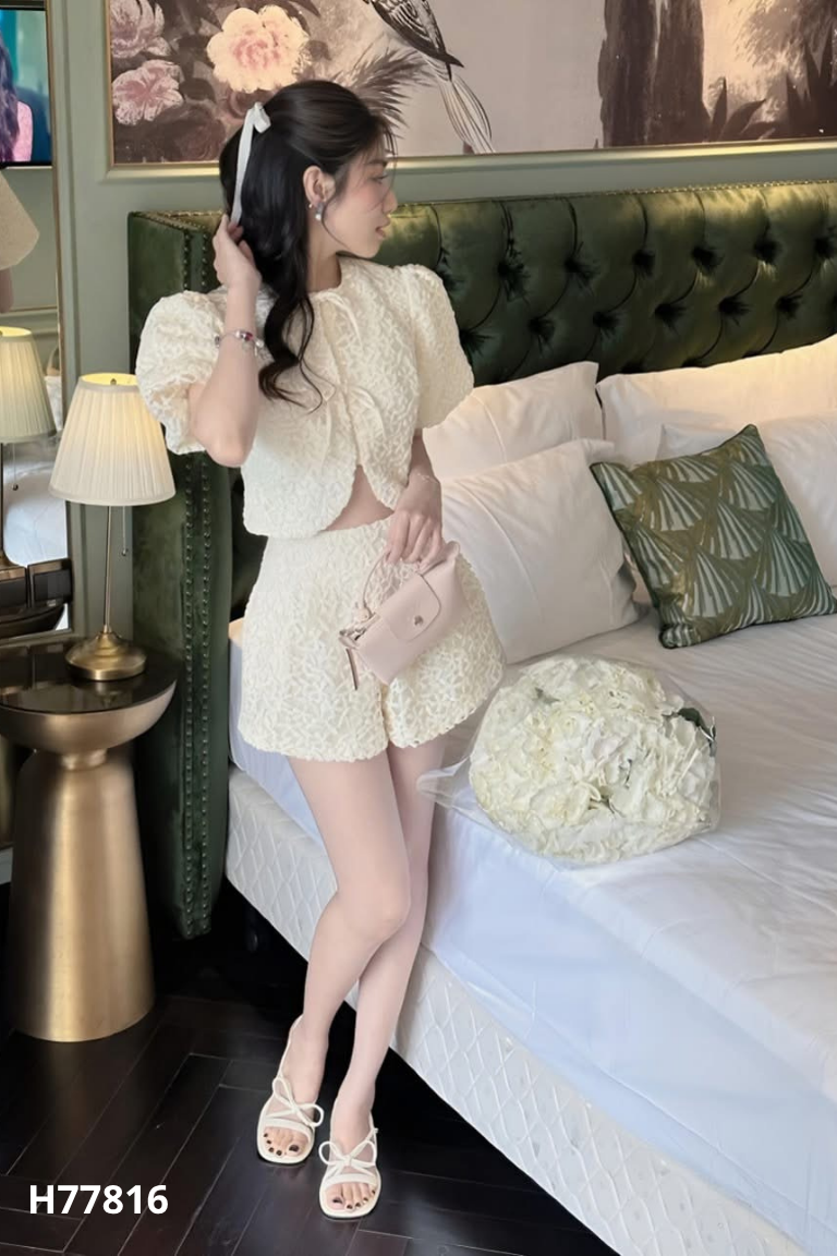 NEWTAG Áo ren be LINLY STORE tay phồng