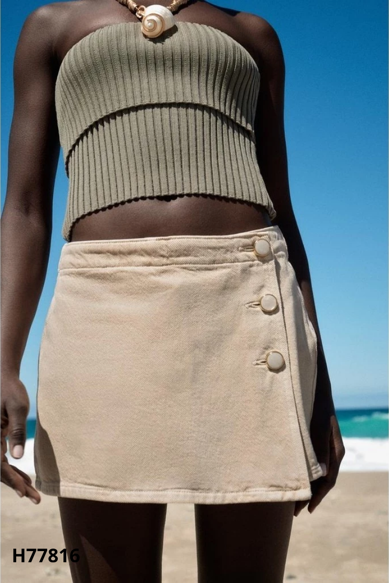 Quần giả váy ZARA jeans be