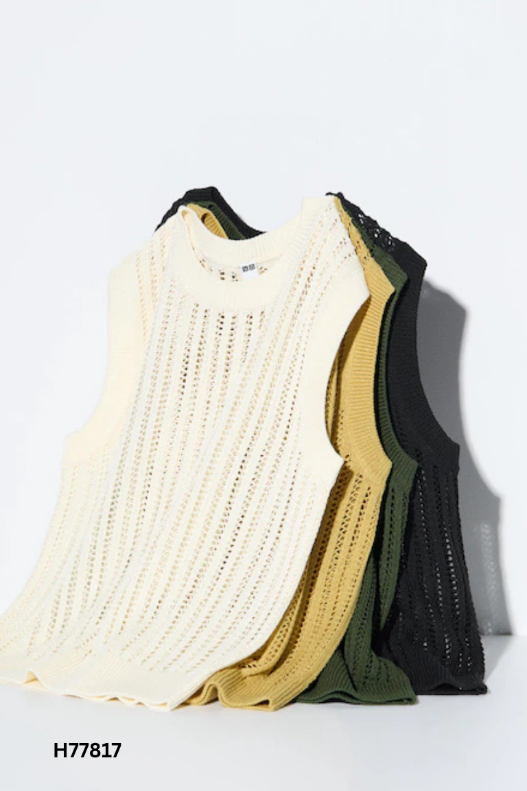 Áo sát nách UNIQLO len lỗ