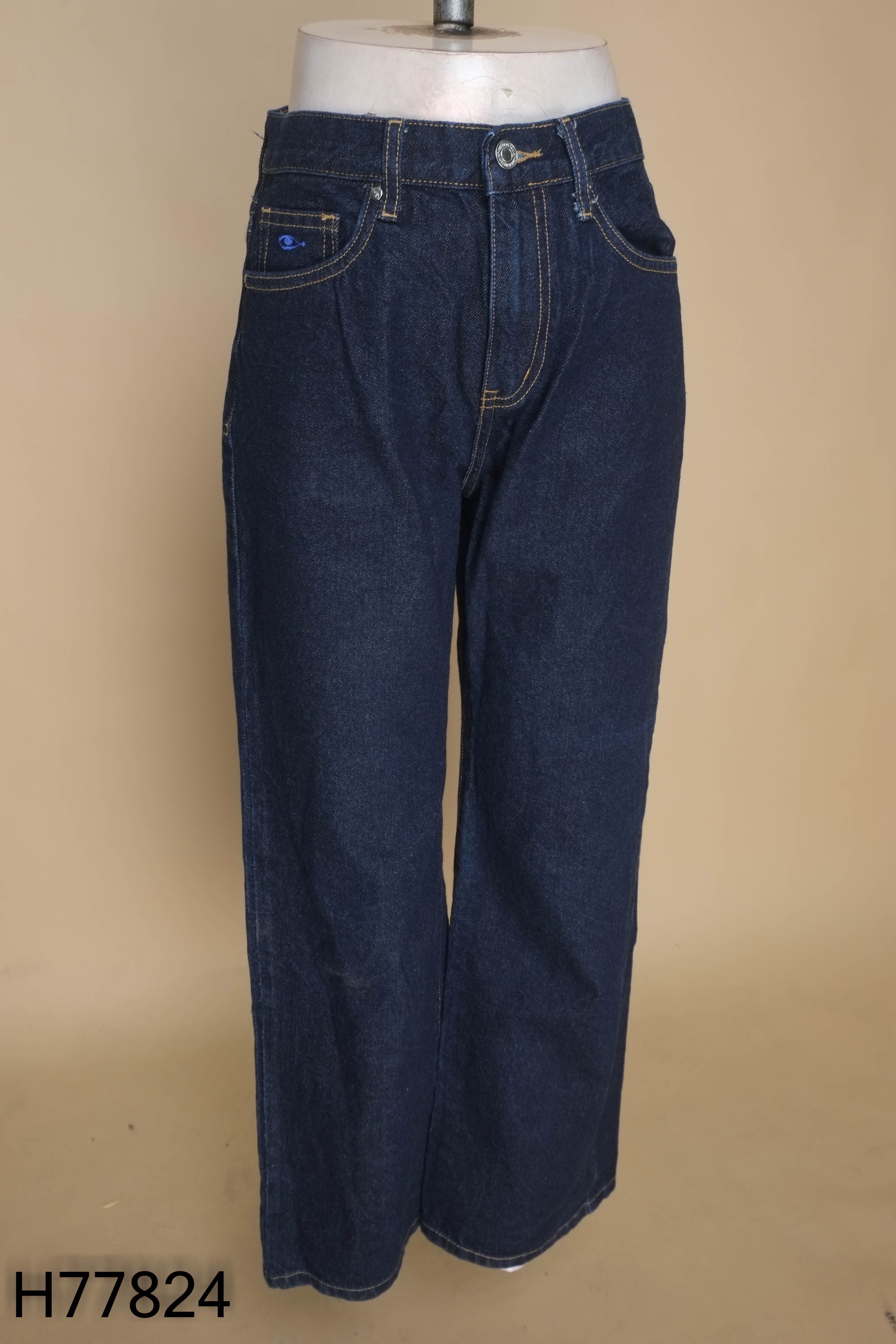 Quần jeans THE BLUE T-SHIRTS xanh trơn