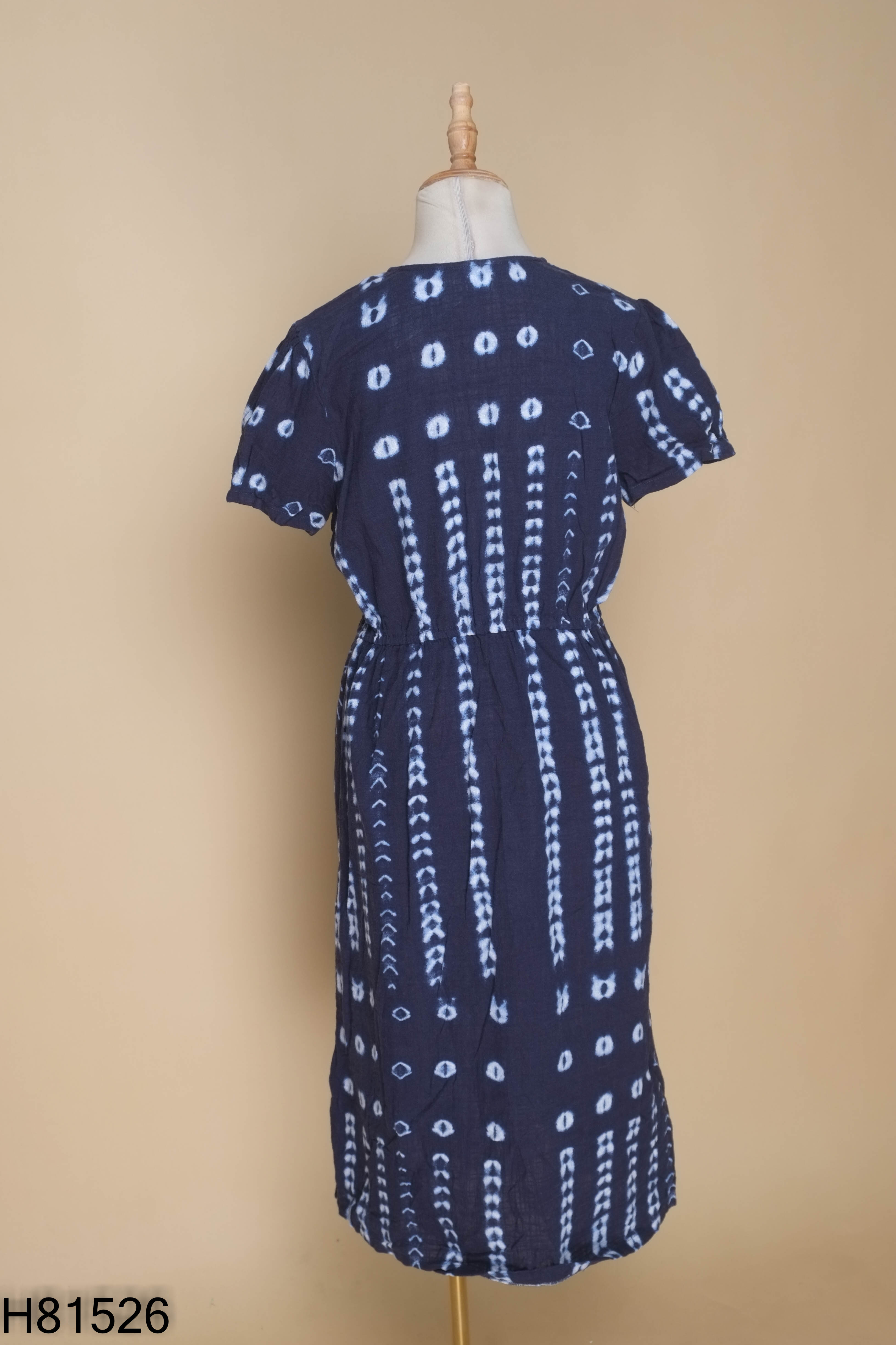 Váy linen ODS xanh than