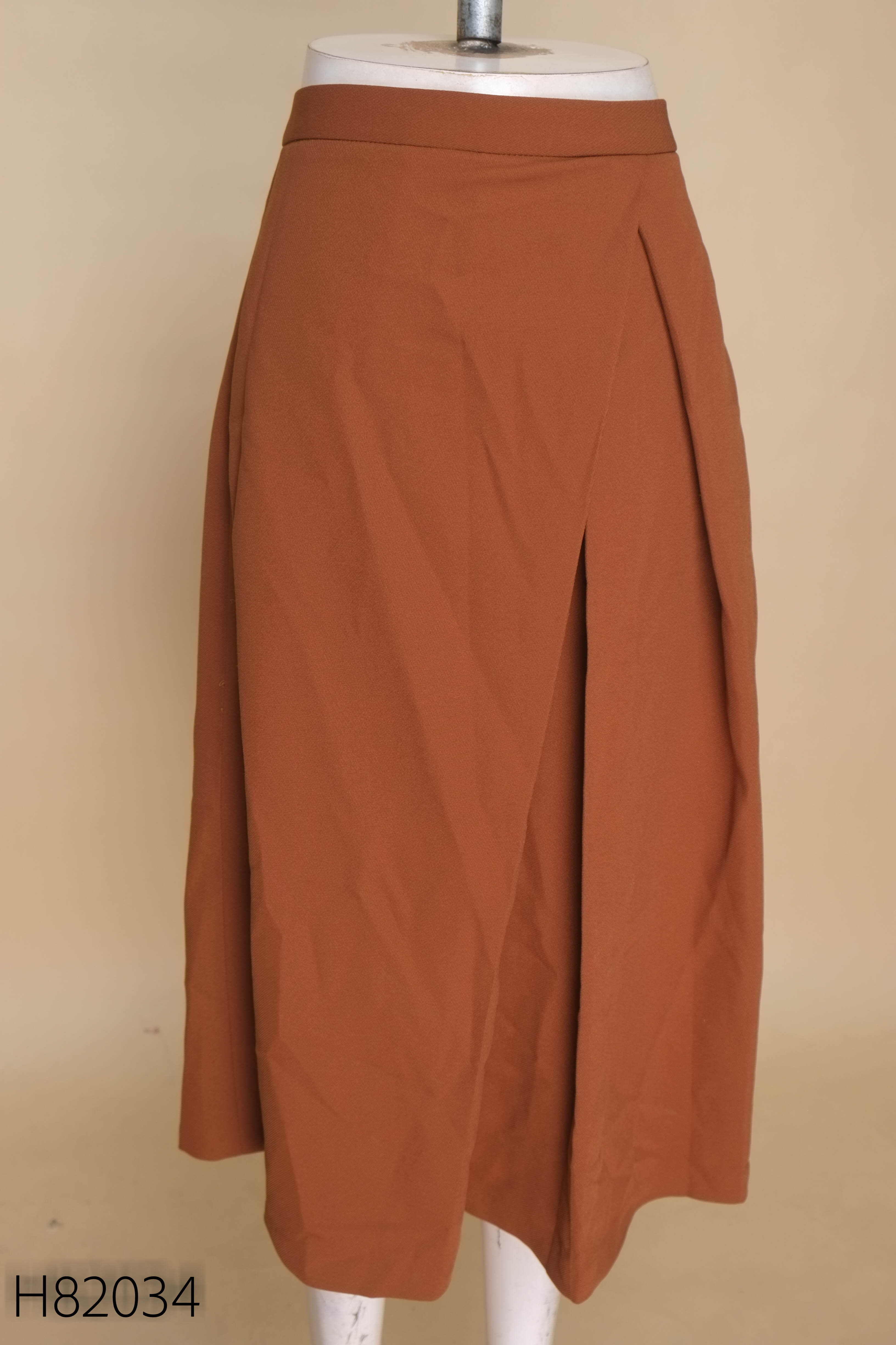 Chân váy nâu TOPSHOP nhún eo