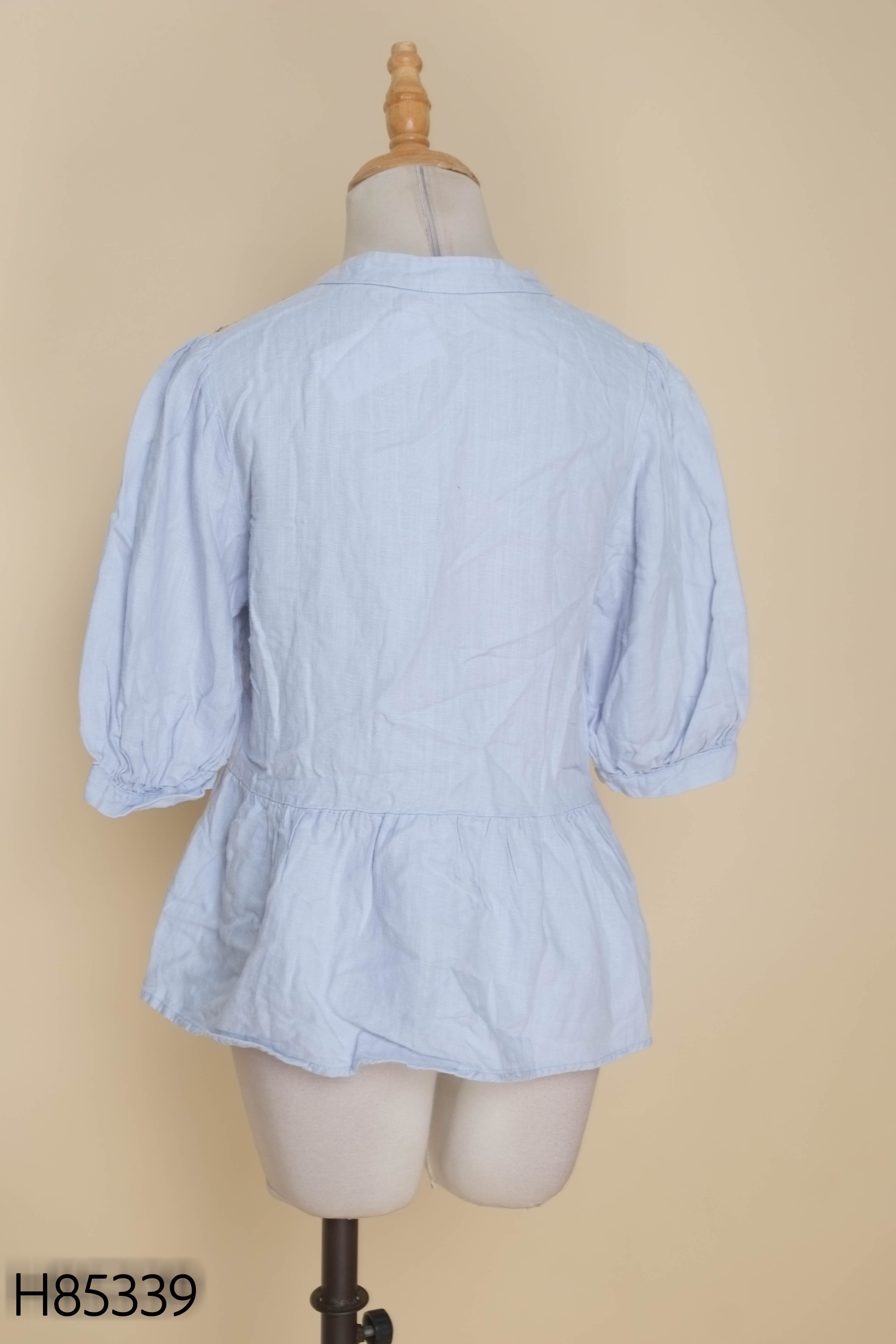 Áo ADORE DRESS xanh họa tiết