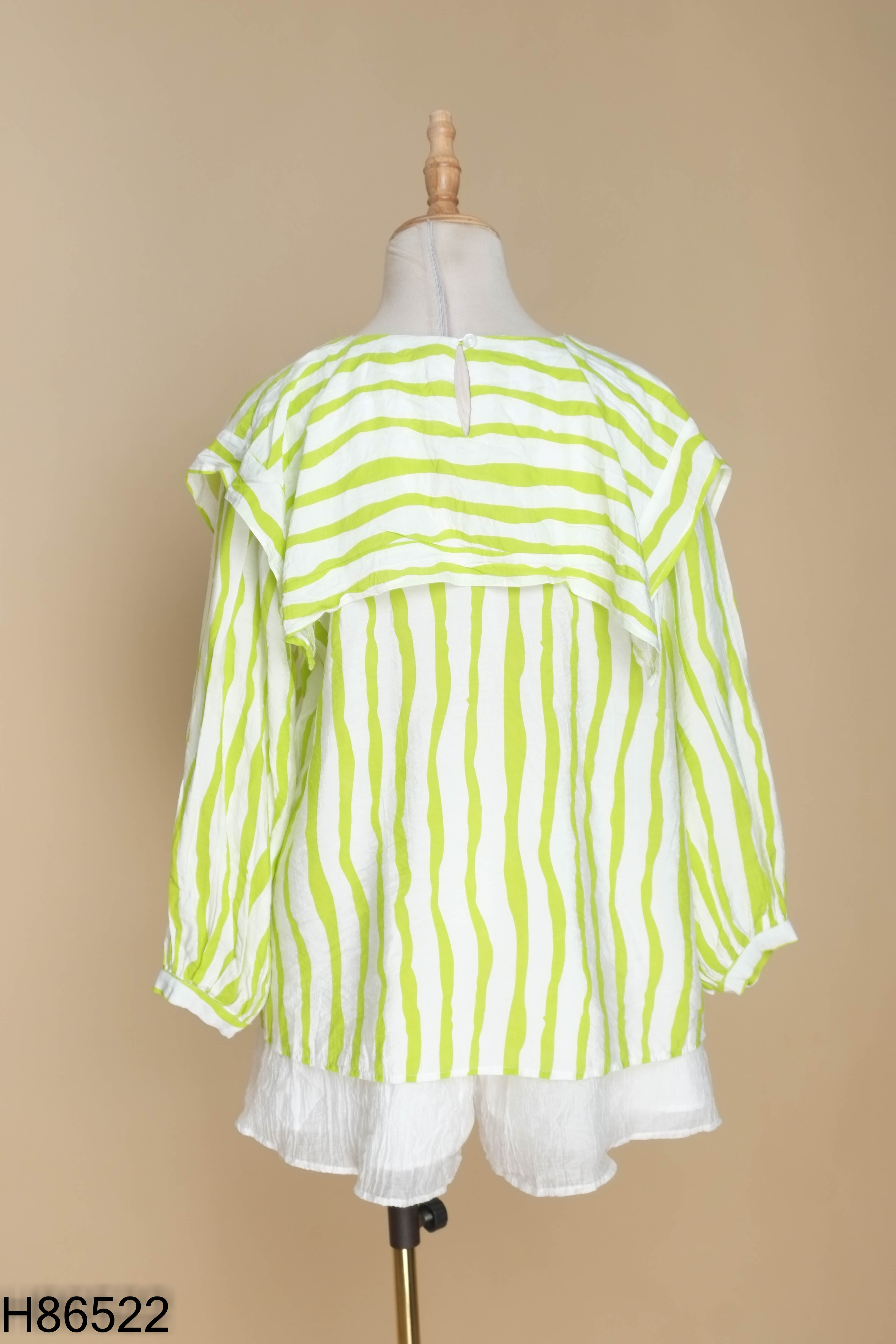 Set Áo NTL STUDIO xanh sọc + quần shorts